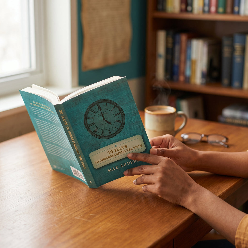 Studio photo of 30 Days to Understanding the Bible in lifestyle