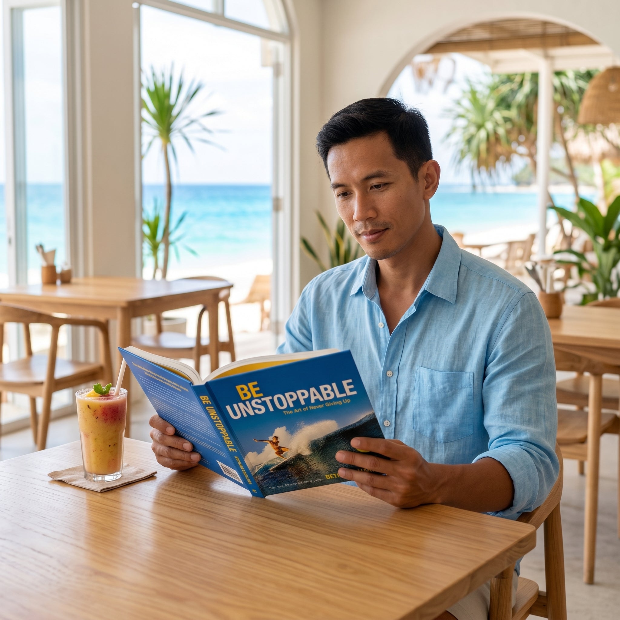 Studio photo of Be Unstoppable: The Art of Never Giving Up in lifestyle