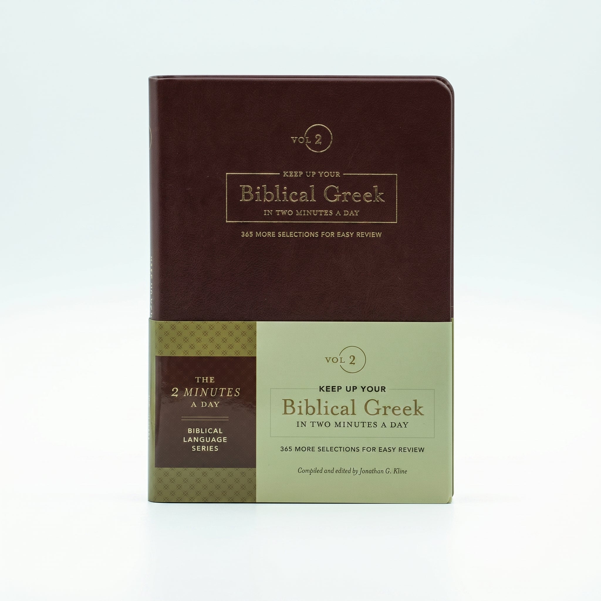 Studio photo of Keep Up Your Biblical Greek In Two Minutes A Day, Volume 2: 365 Selections for Advanced Review in hero