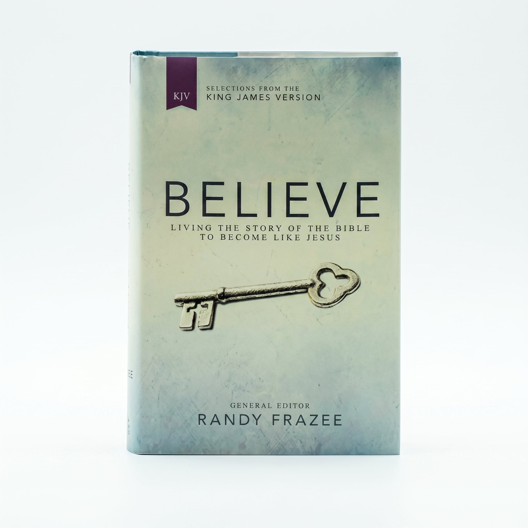 Studio photo of KJV, Believe, Hardcover: Living the Story of the Bible to Become Like Jesus in hero