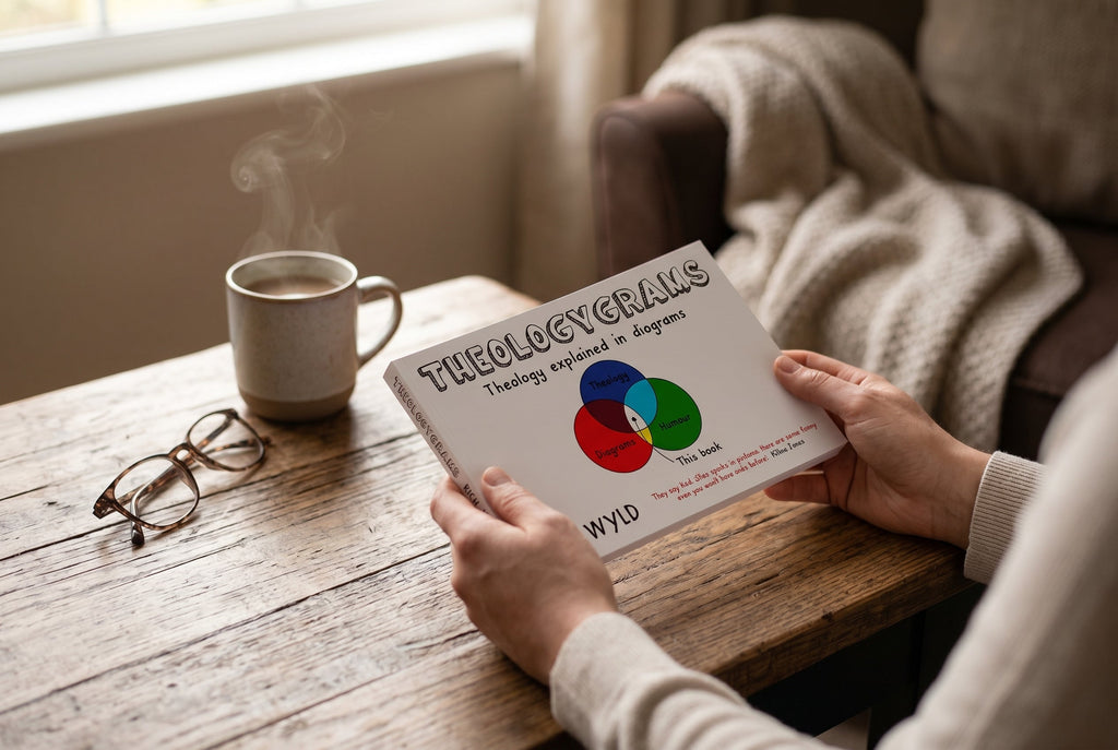 Studio photo of Theologygrams in lifestyle