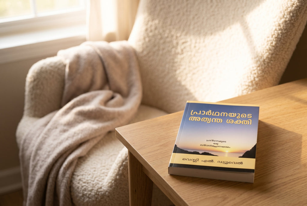 Studio photo of Mighty Prevailing Prayer (Malayalam) in lifestyle