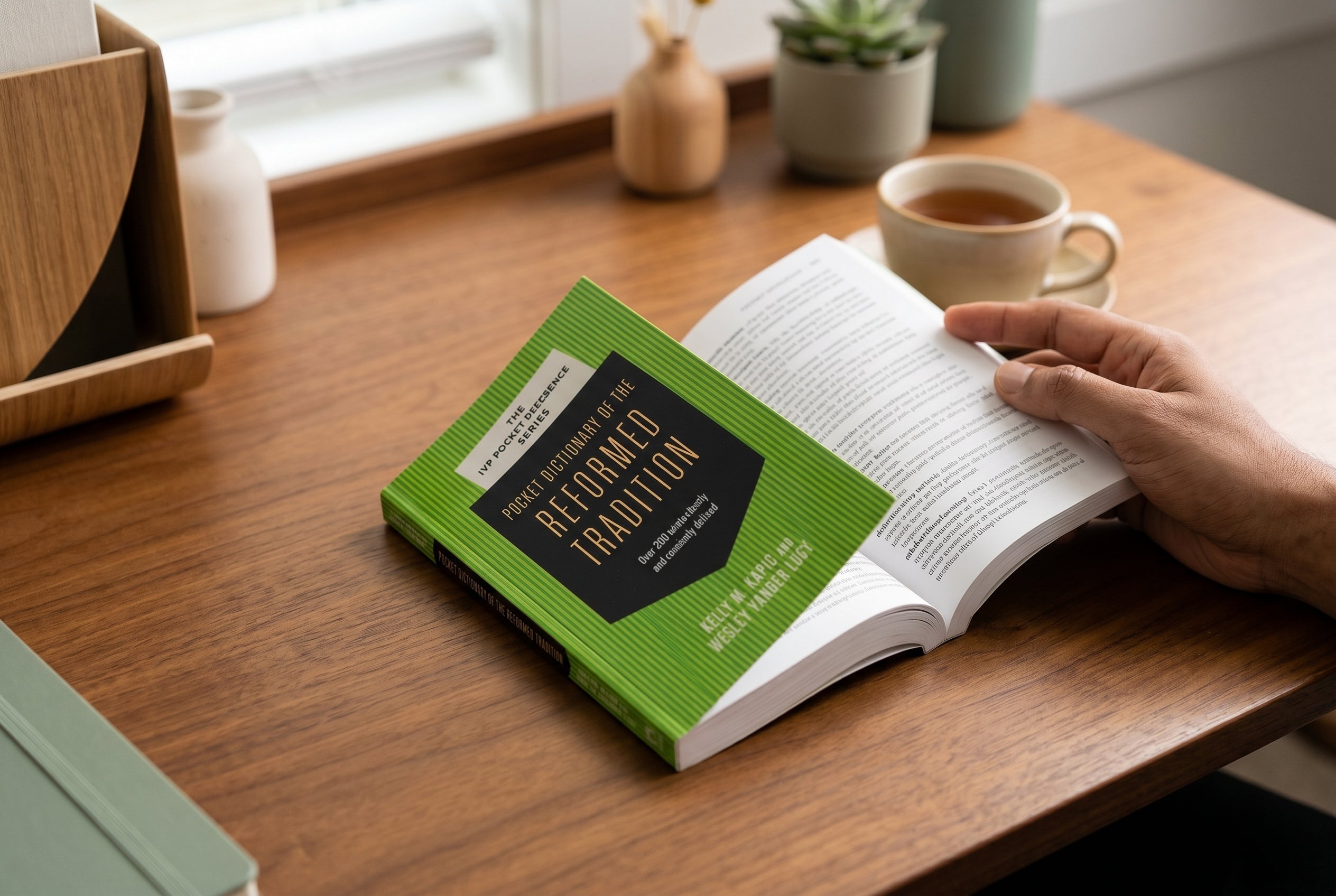 Studio photo of Pocket Dictionary of the Reformed Tradition in lifestyle