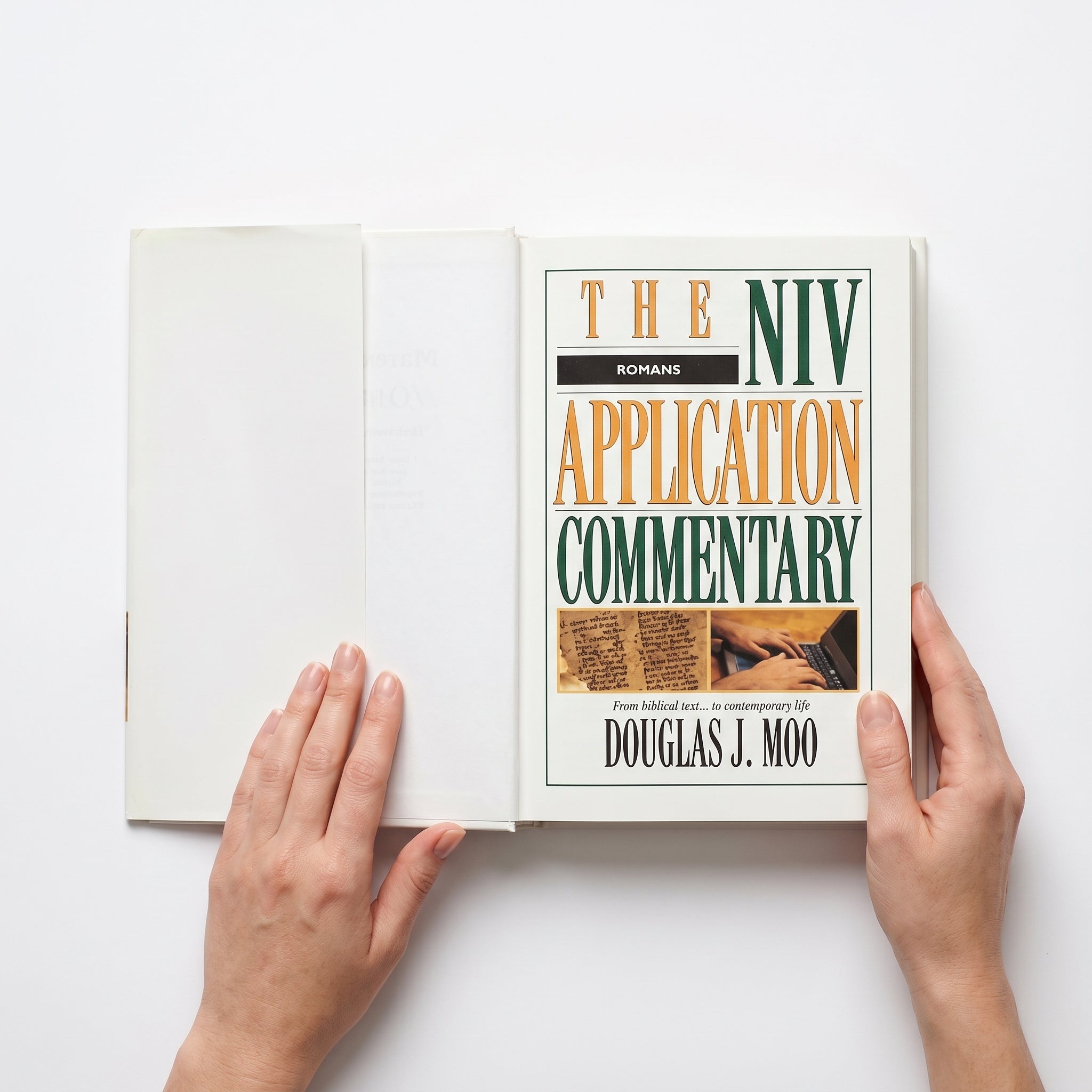 Studio photo of Romans: The NIV Application Commentary: From Biblical Text to Contemporary Life in lifestyle