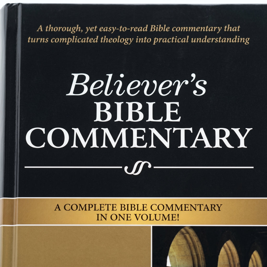 Studio photo of Believer's Bible Commentary in One Volume in detail