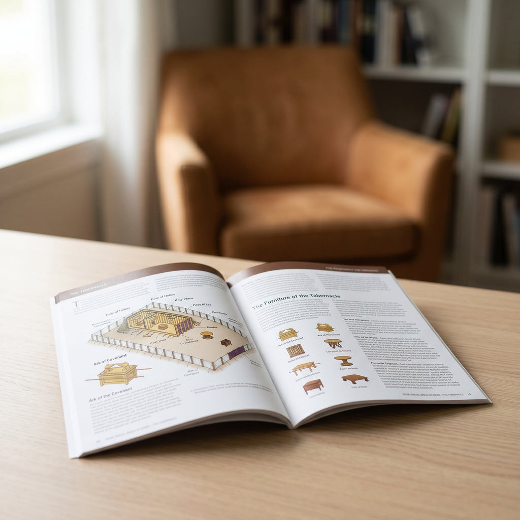 Studio photo of The Tabernacle Bible Study in detail