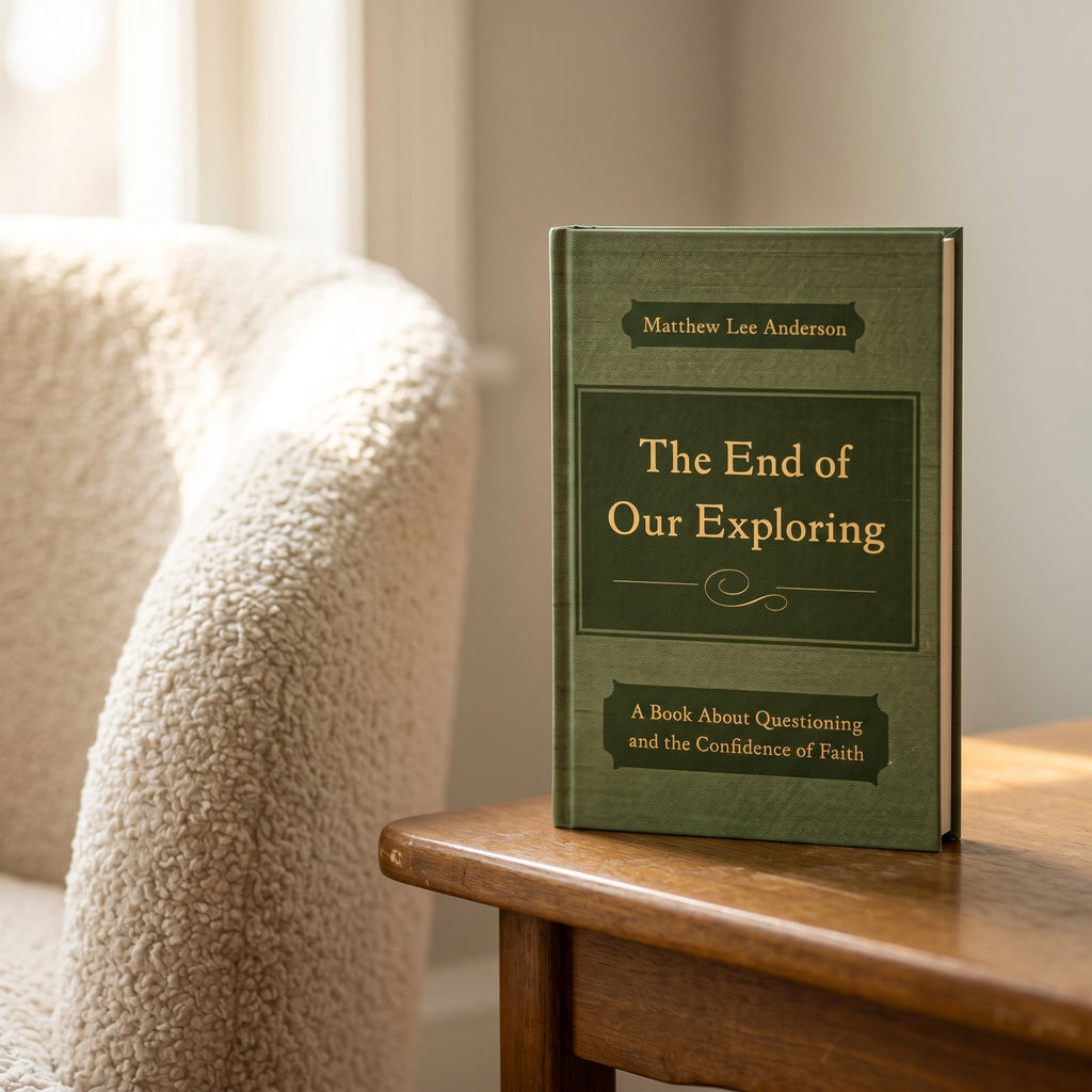 Studio photo of The End of Our Exploring: A Book about Questioning and the Confidence of Faith in lifestyle