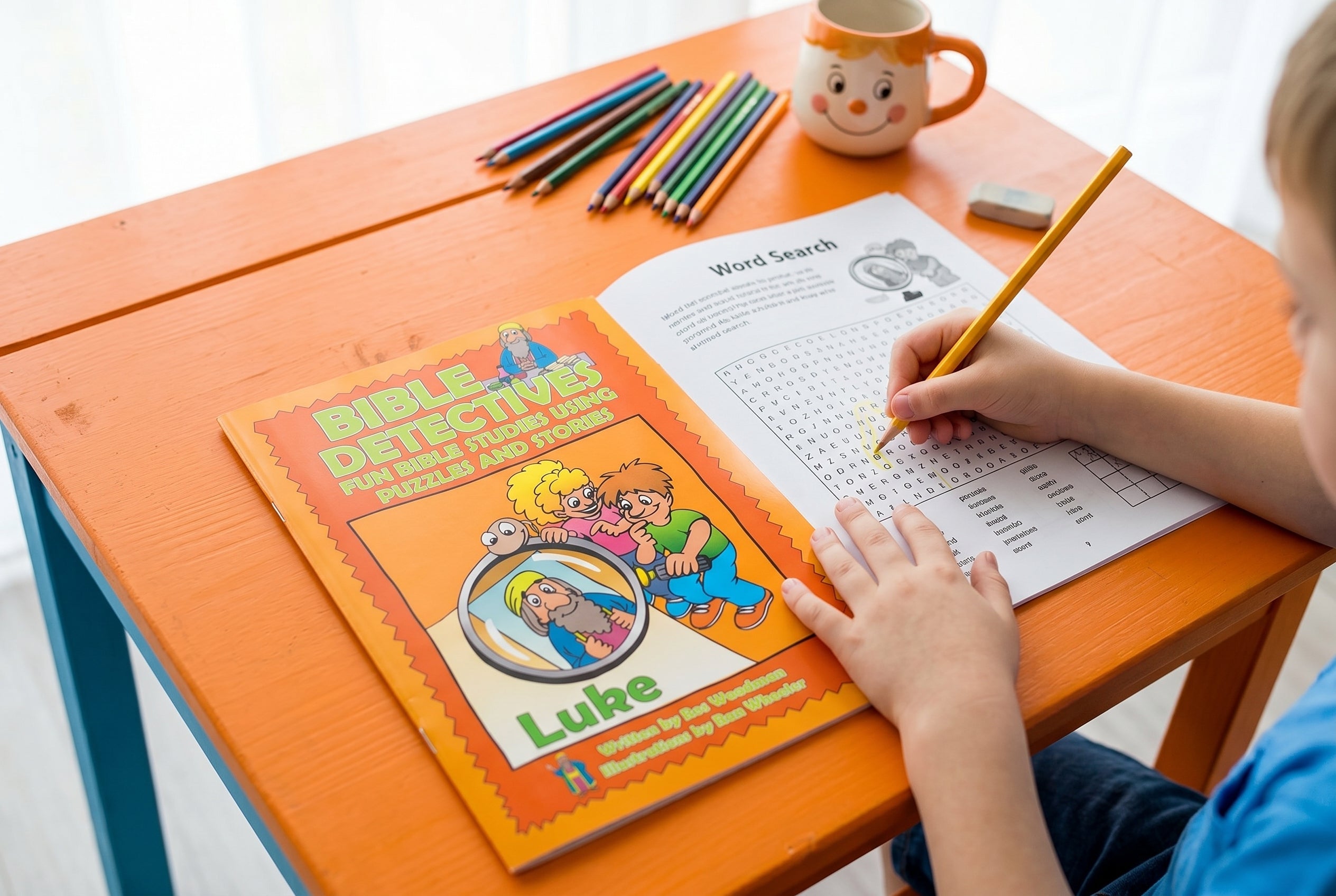 Studio photo of Bible Detectives Puzzle Book: Luke in lifestyle