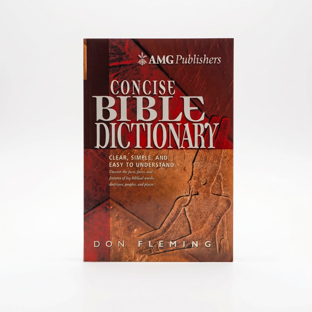 Studio photo of AMG Concise Bible Dictionary in hero