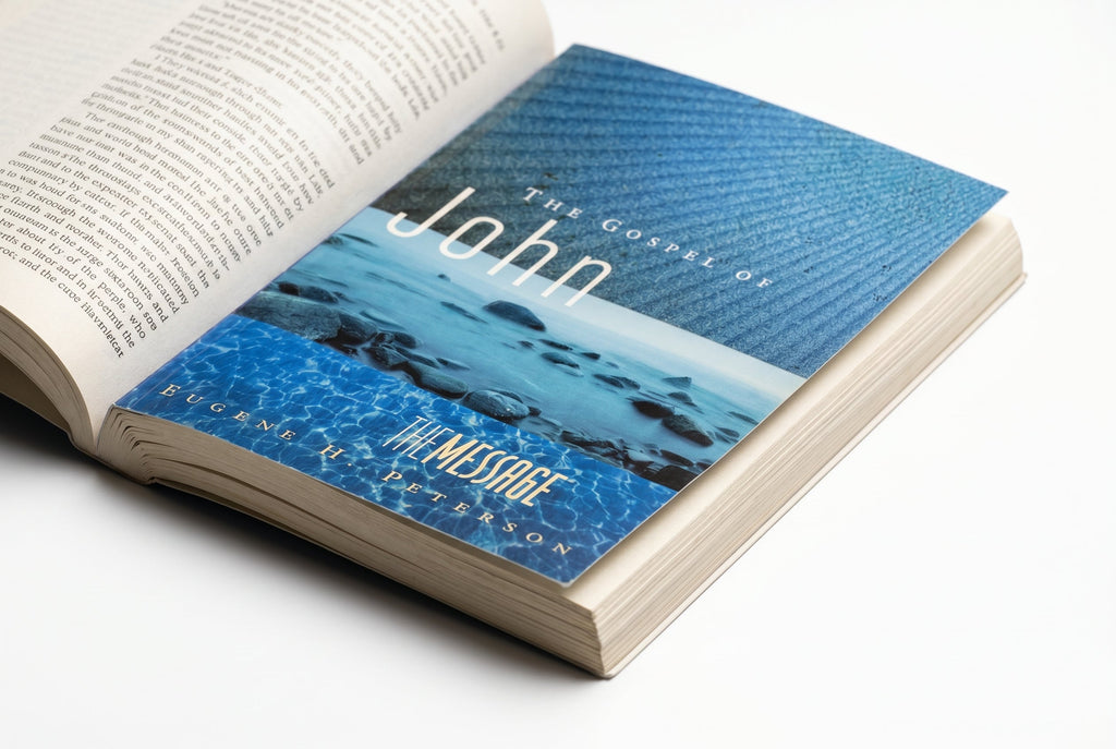 The Message Gospel of John | Christian B + The Go-Anywhere KJV Bible for Young Wome Combo