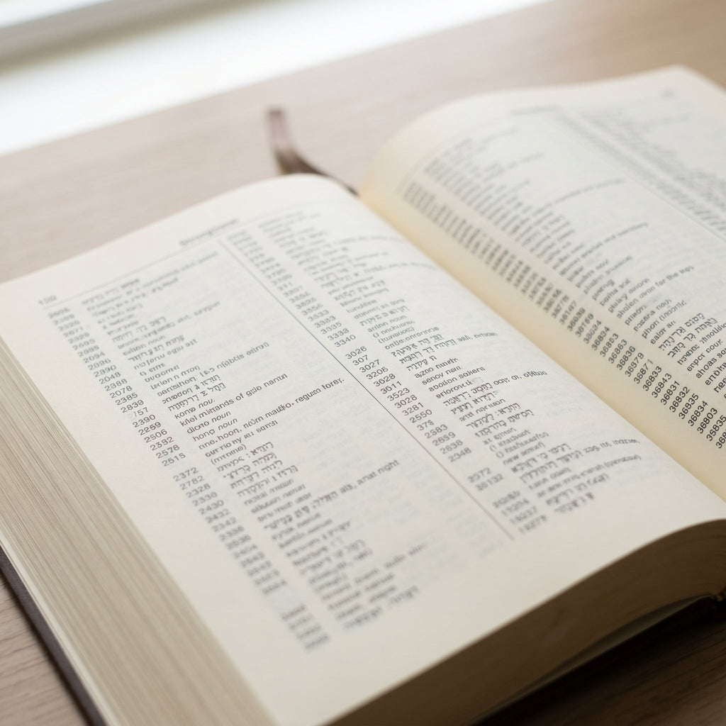 Studio photo of The Strongest Strong's Exhaustive Concordance of the Bible Larger Print Edition: The Most Accurate and Complete Strong's in detail