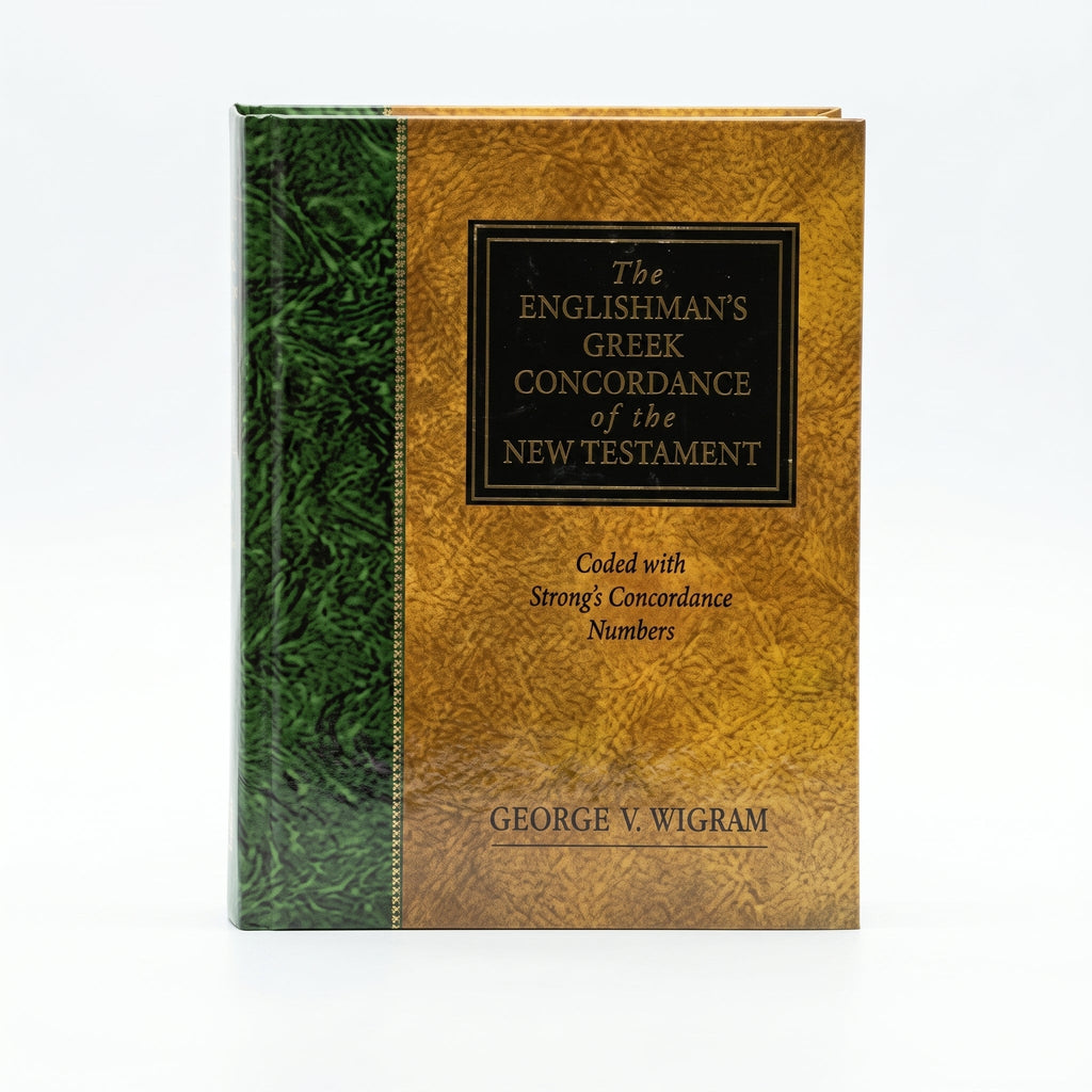 Studio photo of The Englishman's Greek Concordance of the New Testament in hero