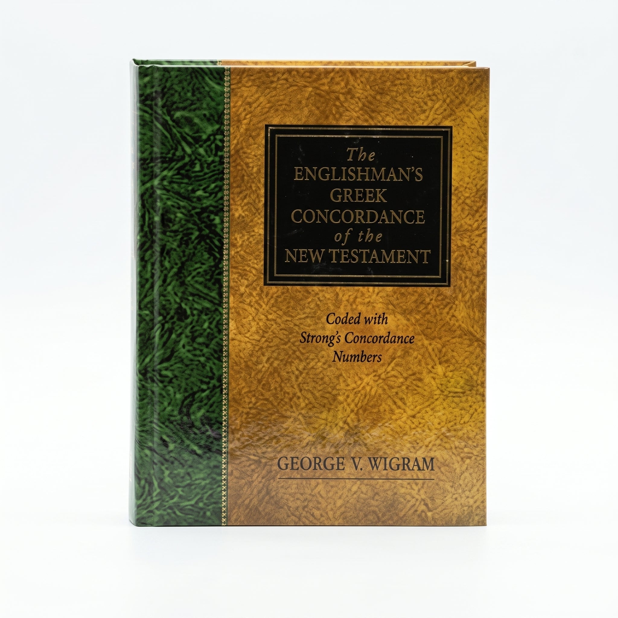 Studio photo of The Englishman's Greek Concordance of the New Testament in hero