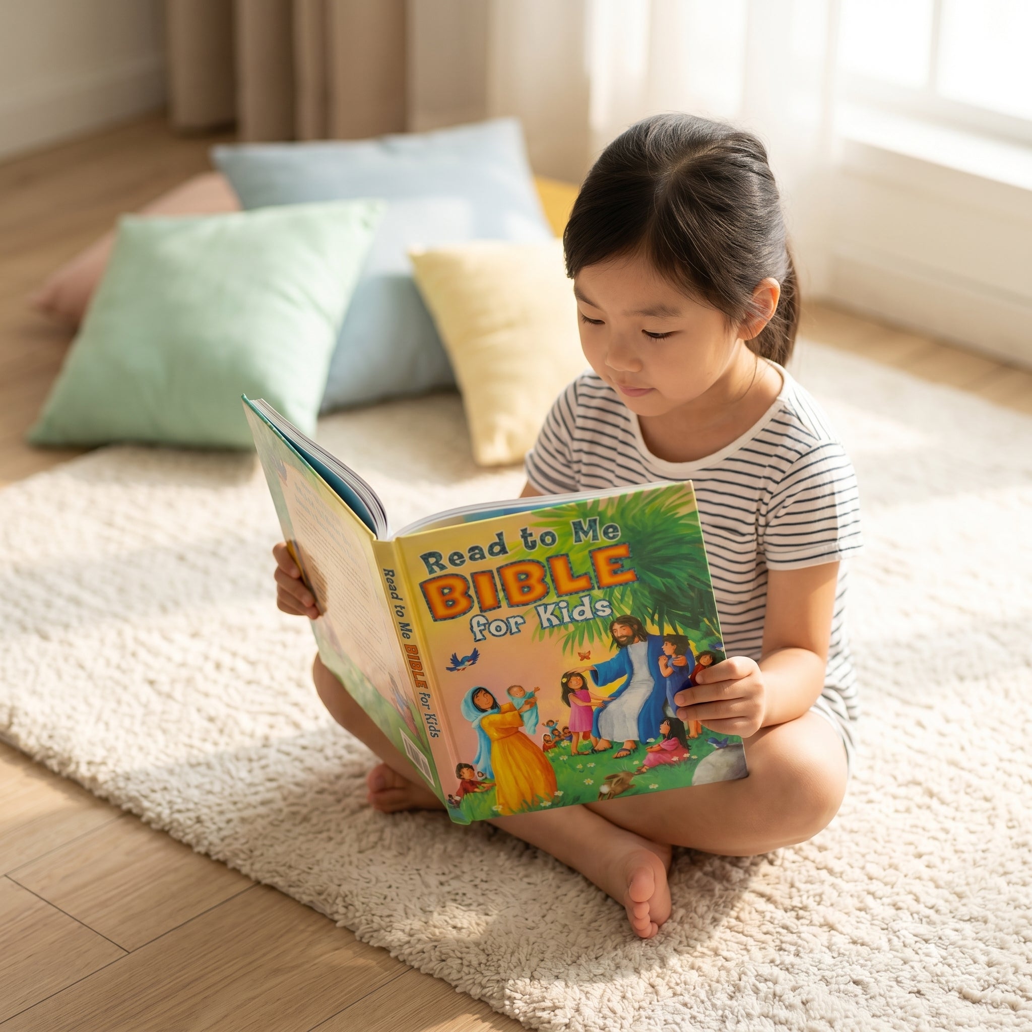 Studio photo of Read to me Bible for Kids in lifestyle