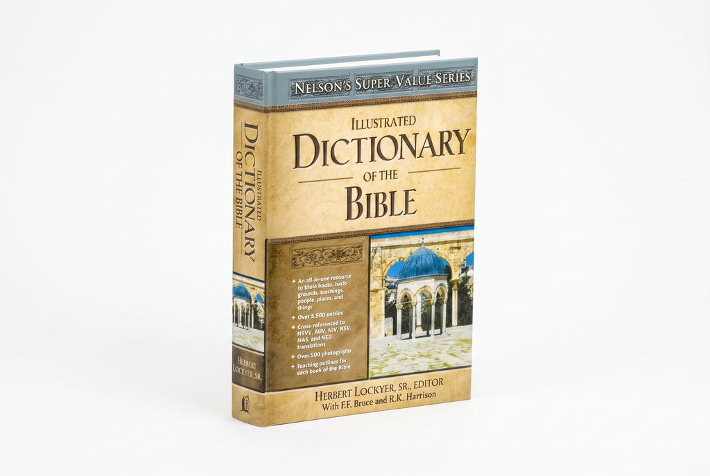 Studio photo of Illustrated Dictionary of the Bible in hero