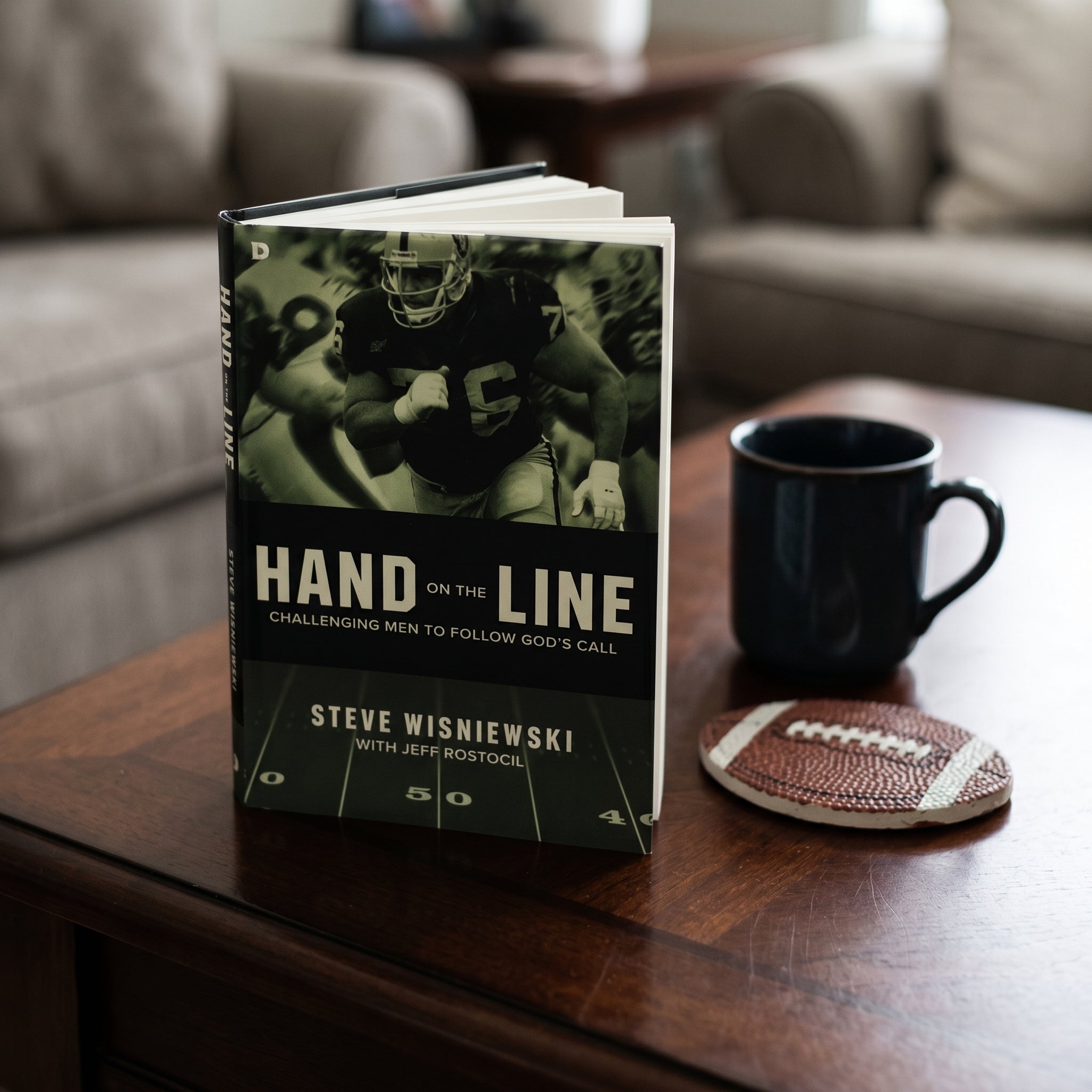 Studio photo of Hand on the Line: Challenging Men to Follow God’s Call in lifestyle