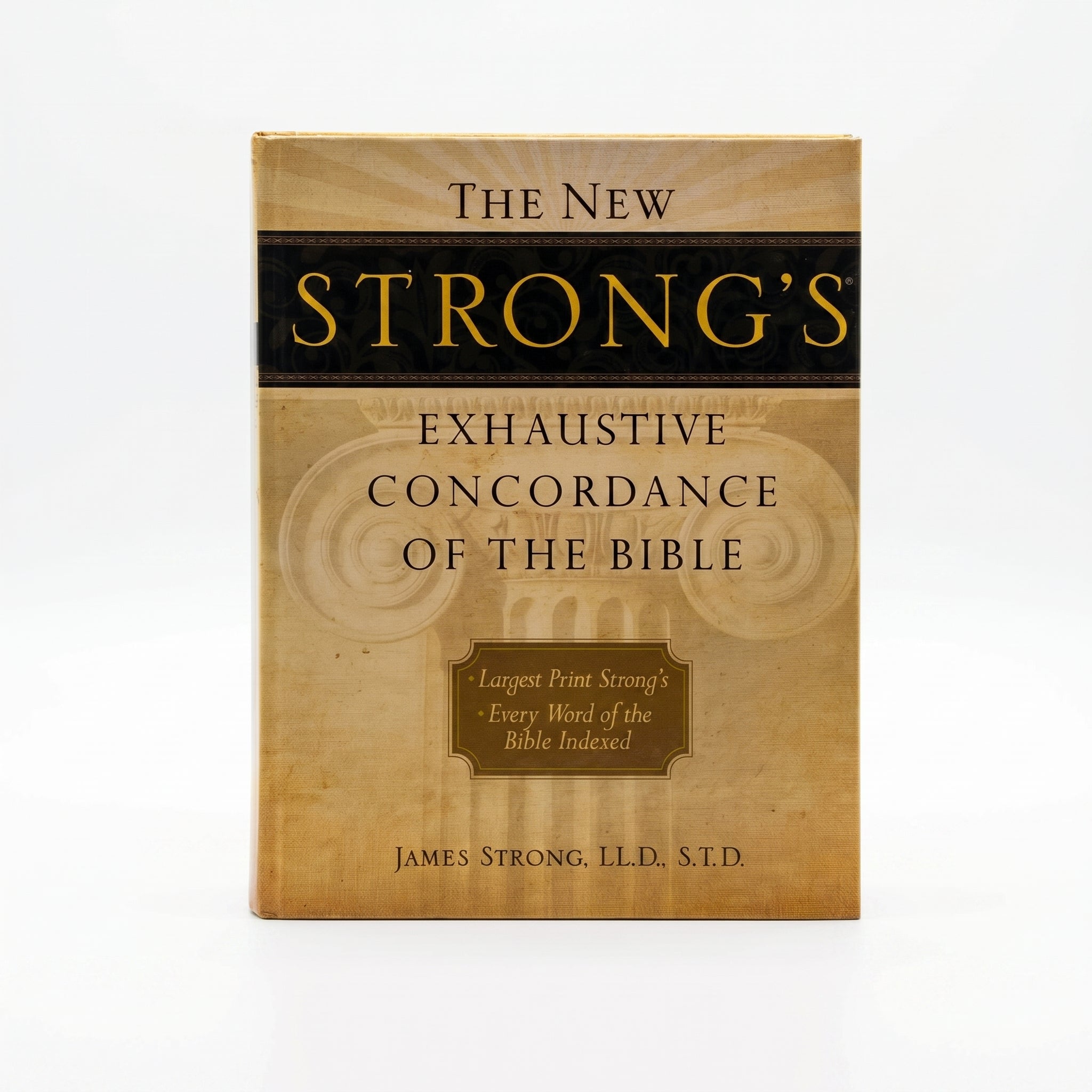 Studio photo of The New Strong's Exhaustive Concordance of the Bible in hero