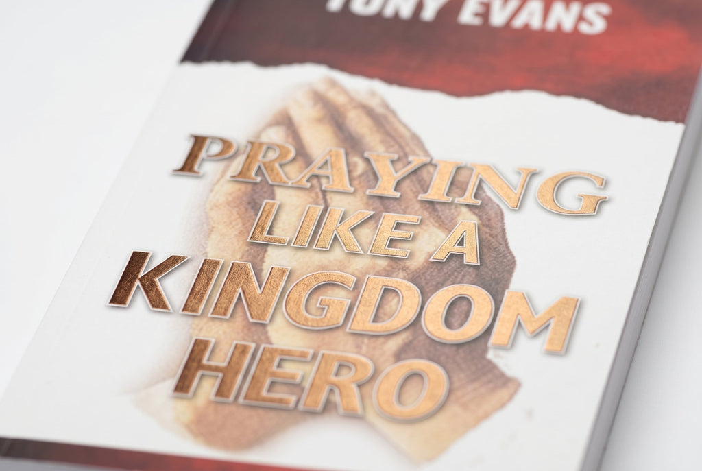 Studio photo of Praying like a Kingdom Hero in detail