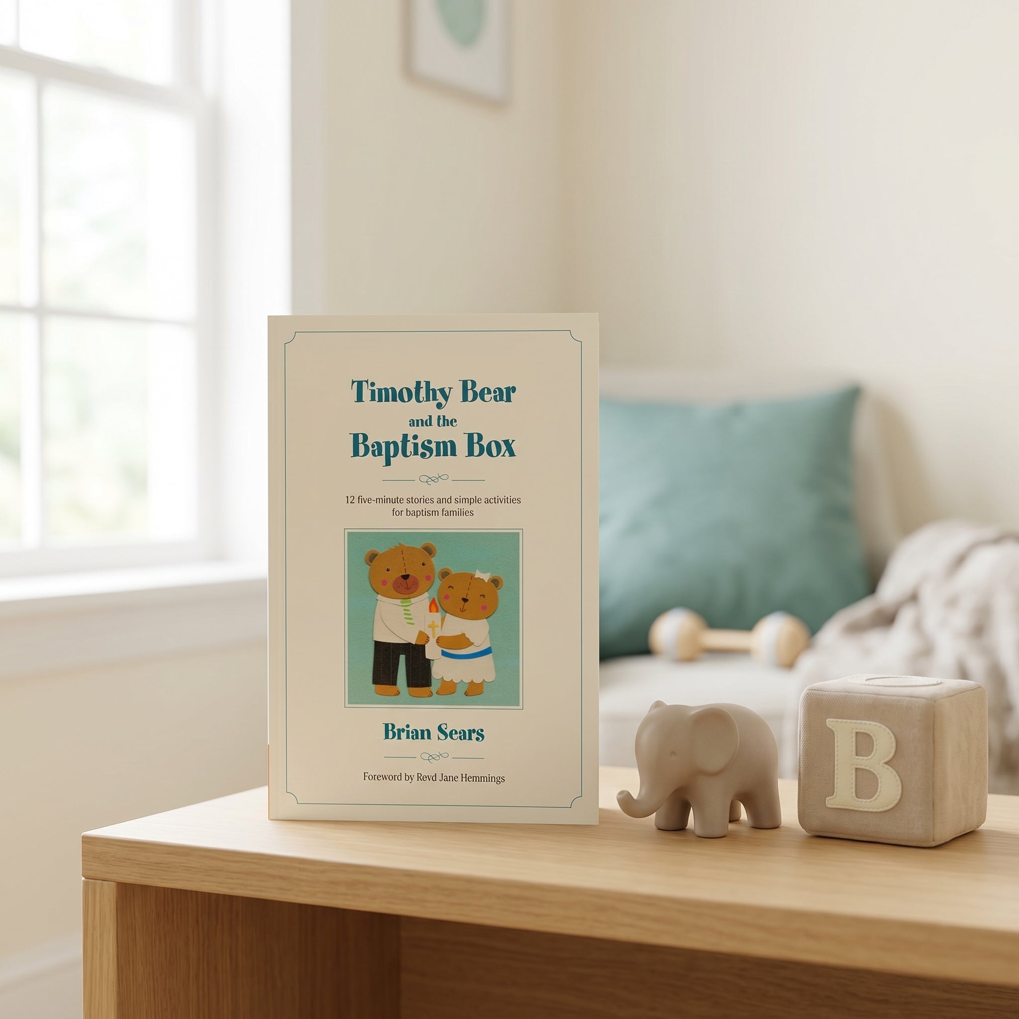 Studio photo of Timothy Bear and the Baptism Box: 12 Five-minute Stories and Simple Activities for Baptism Families in lifestyle