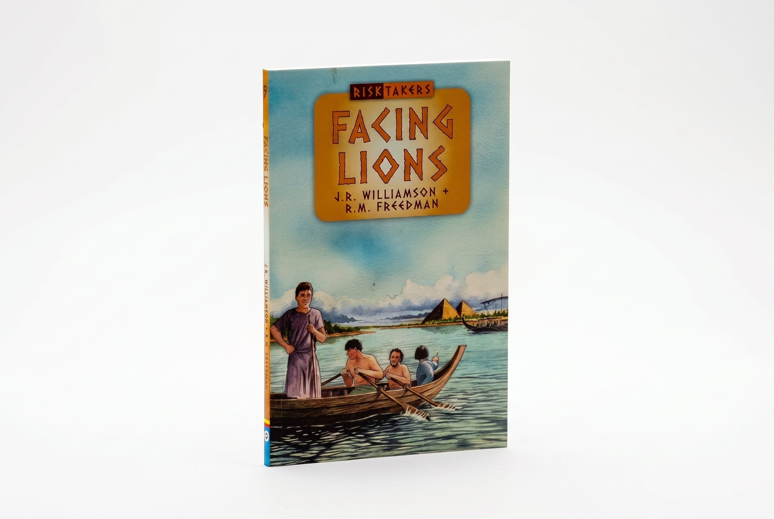 Studio photo of Facing Lions (Risktakers) in hero