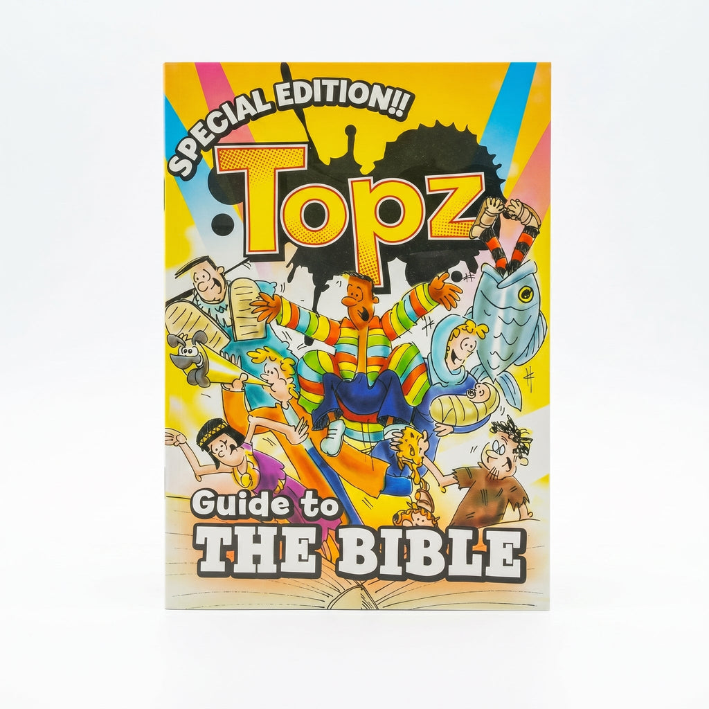 Studio photo of Topz Guide to the Bible in hero