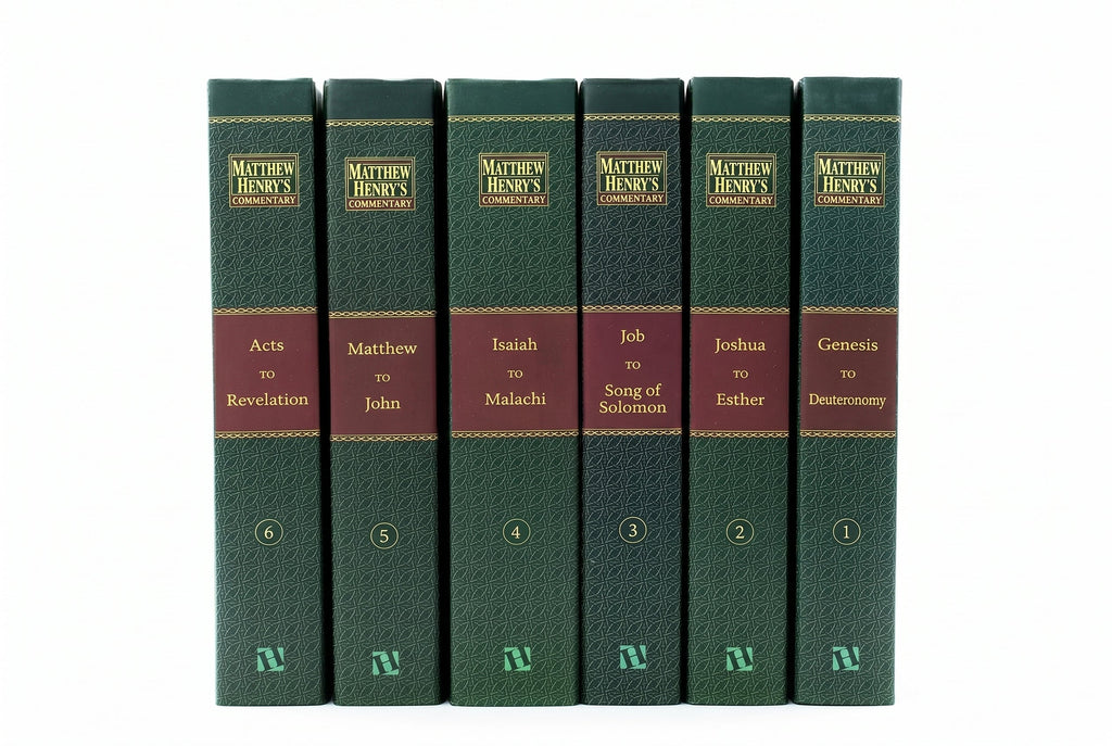 Studio photo of Matthew Henry's Commentary on the Whole Bible: New Modern Edition, 6 volume Set in hero