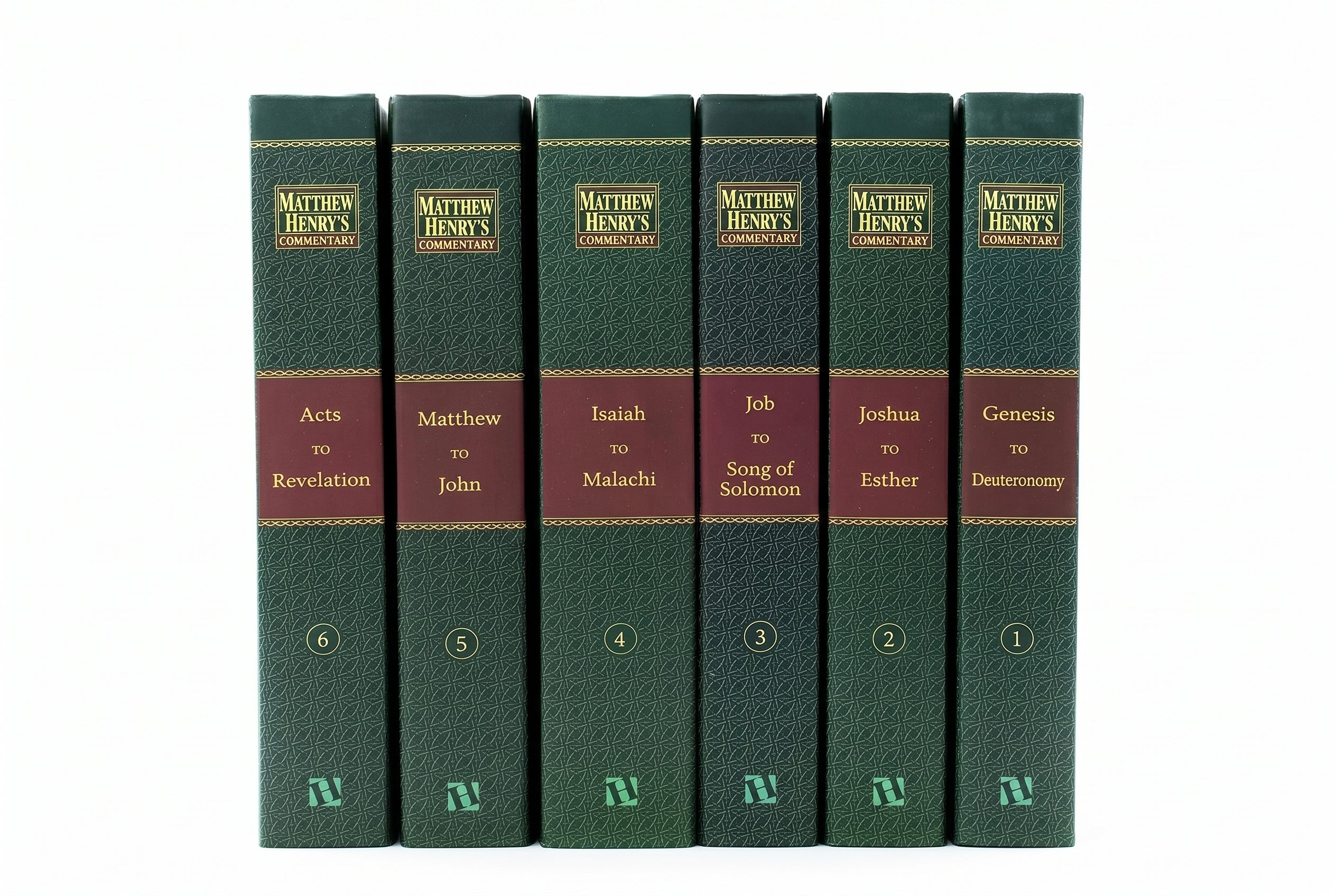 Studio photo of Matthew Henry's Commentary on the Whole Bible: New Modern Edition, 6 volume Set in hero