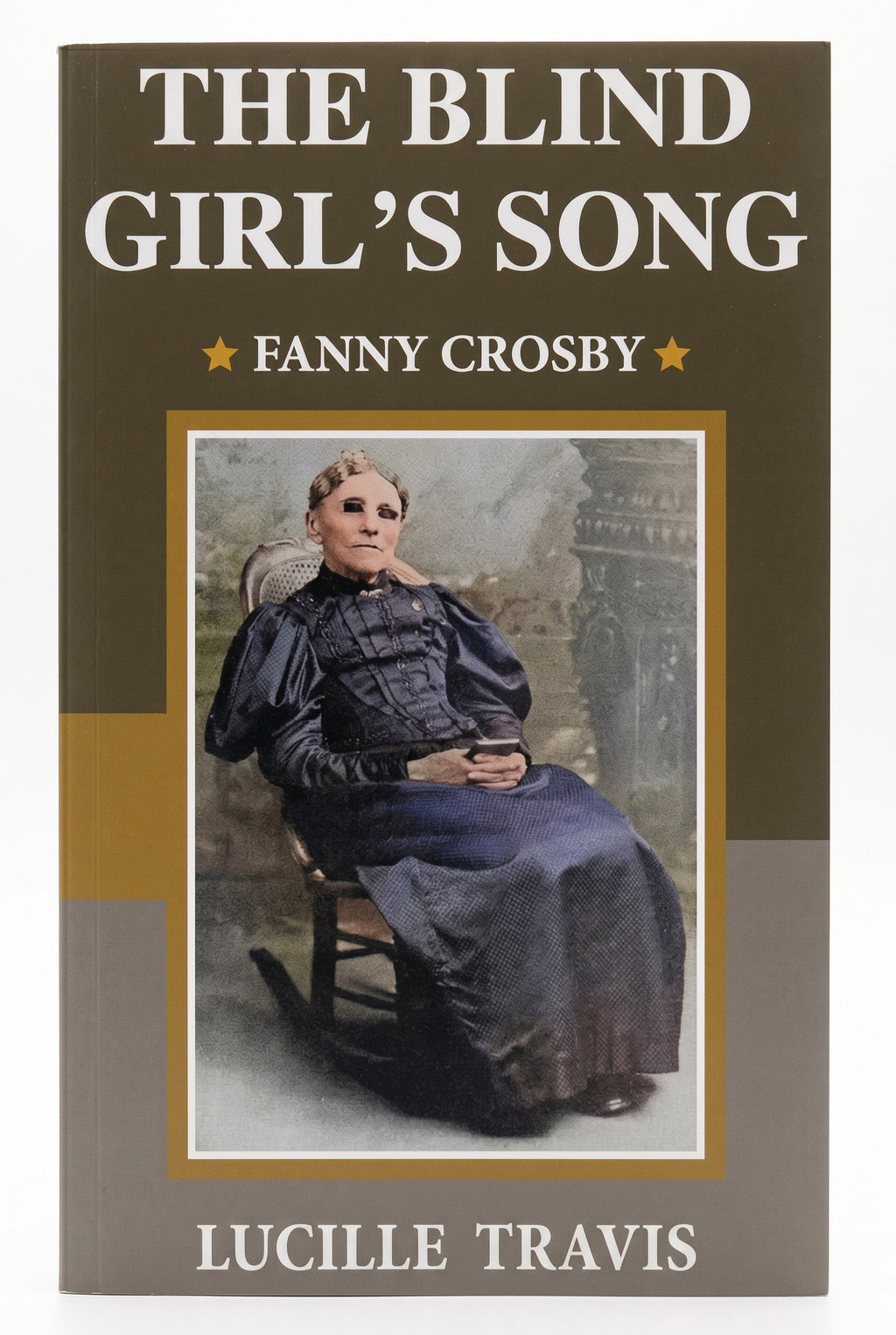 Studio photo of The Blind Girl's Song: Fanny Crosby in hero