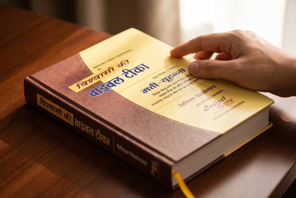 Studio photo of Believer's Bible Commentary New Testament, Volume 1 (Hindi) in detail