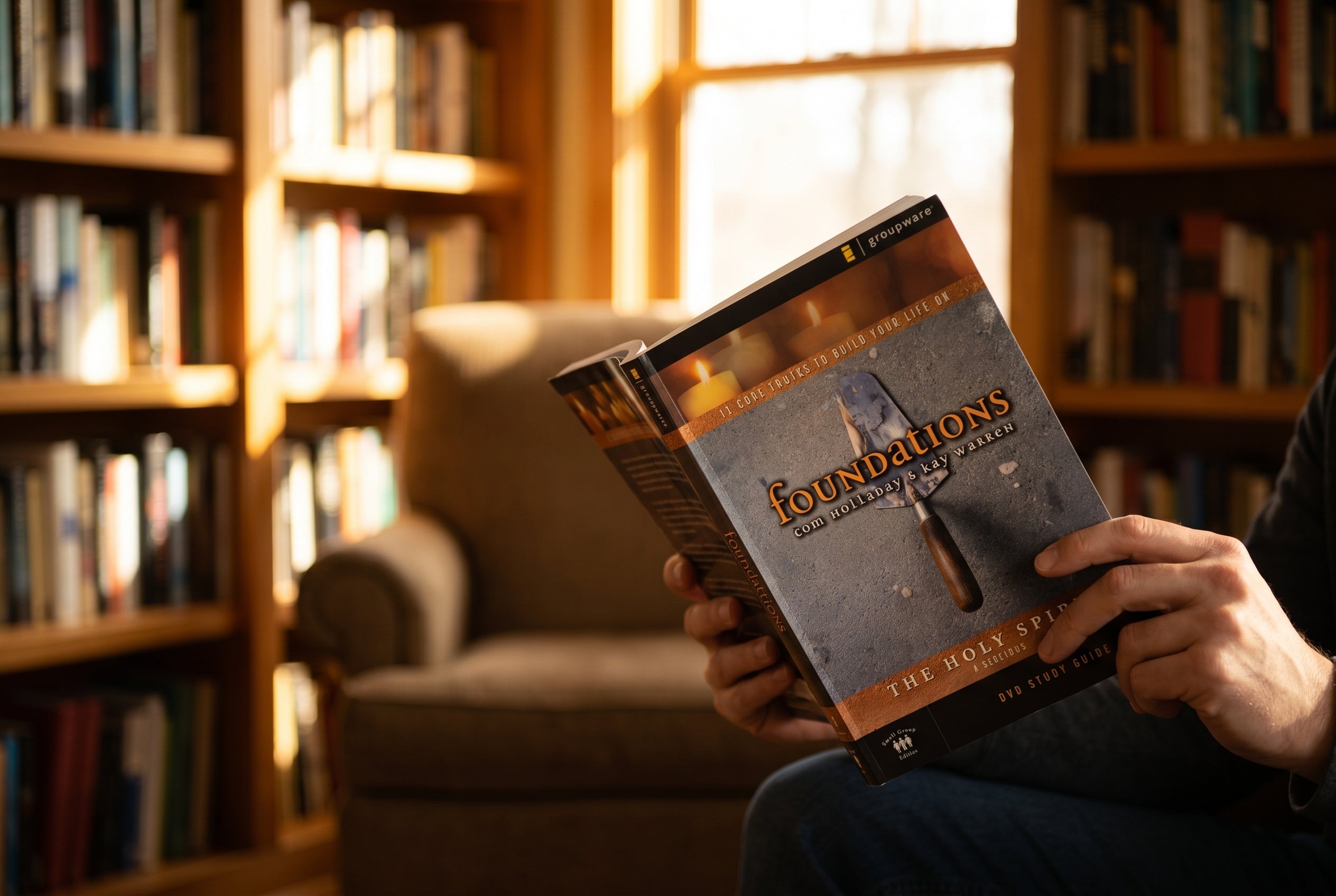 Studio photo of The Holy Spirit Study Guide: 11 Core Truths to Build Your Life on in lifestyle