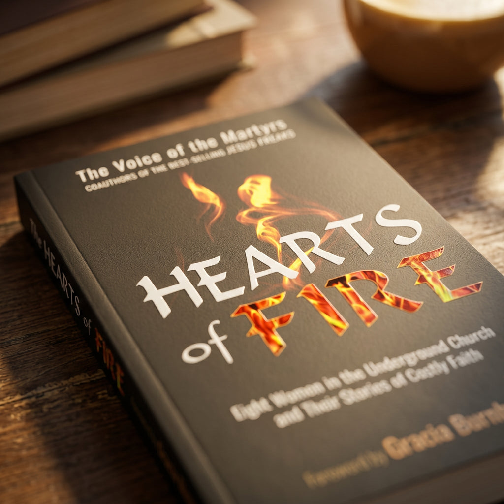 Studio photo of Hearts of Fire: Eight Women in the Underground Church and their Stories of Costly faith in detail