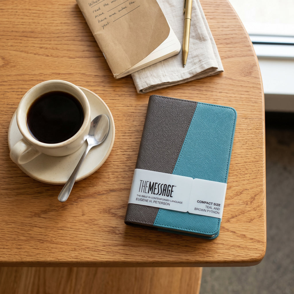 Studio photo of The Message Compact: The Bible in Contemporary Language in context