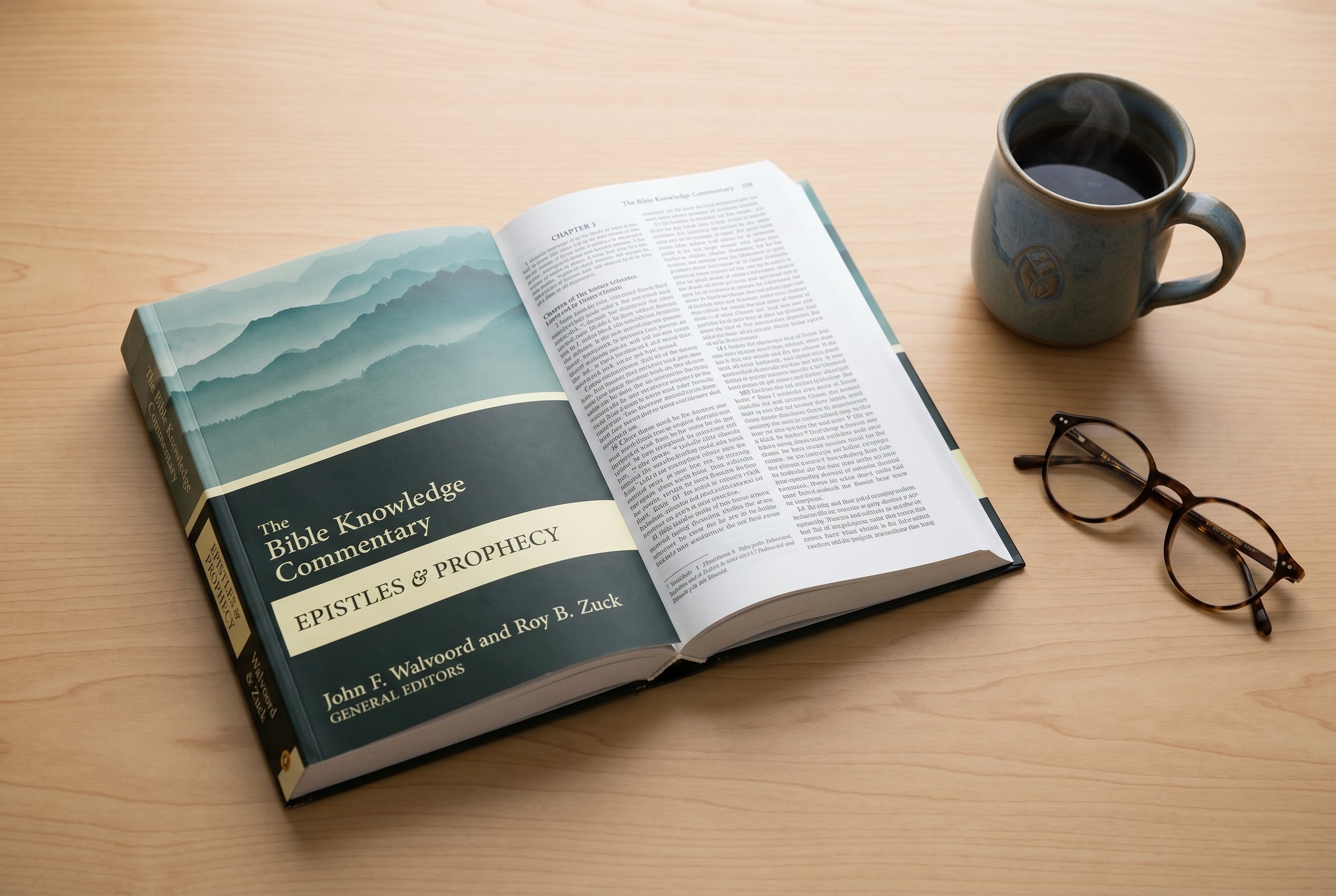 Studio photo of The Bible Knowledge Commentary Epistles and Prophecy in lifestyle