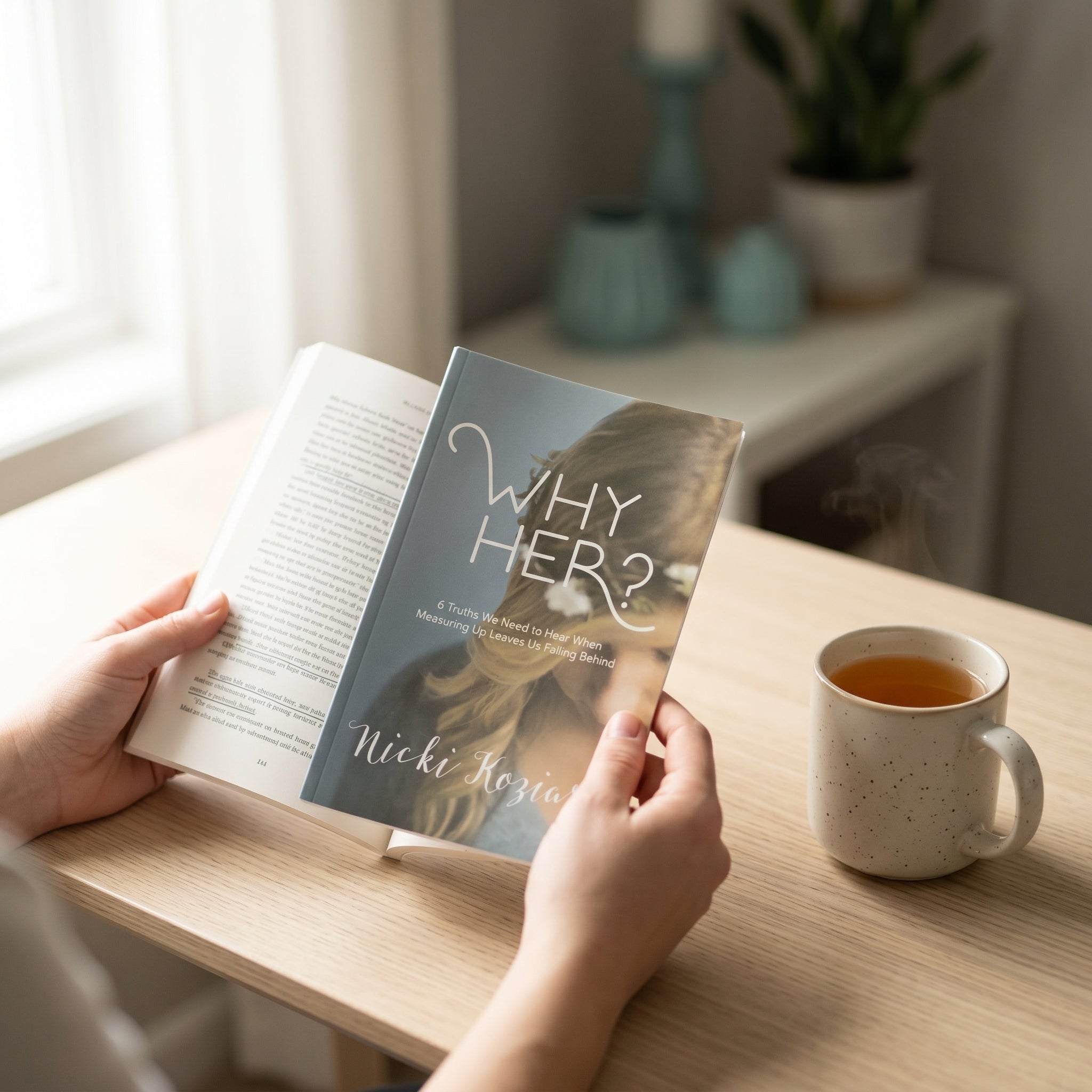 Studio photo of Why Her?: 6 Truths We Need to Hear When Measuring Up Leaves Us Falling Behind in lifestyle