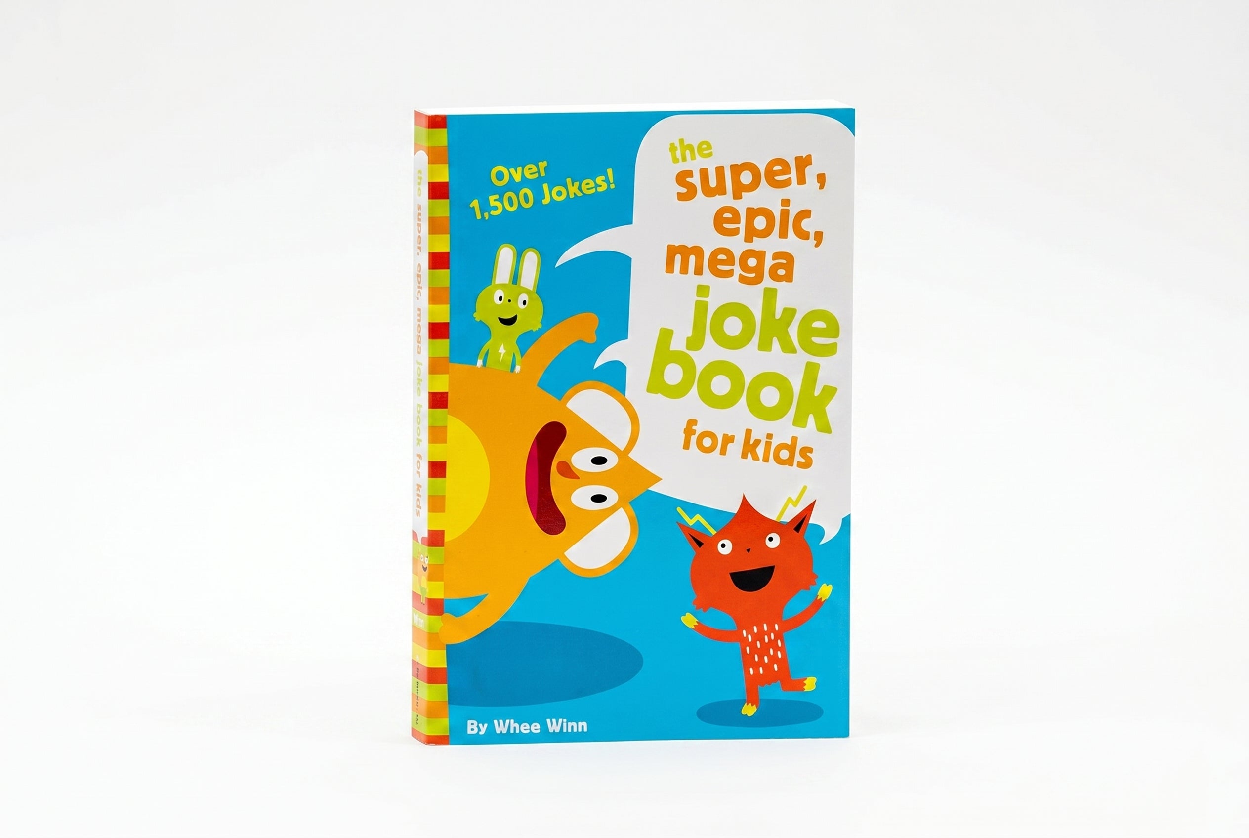 Studio photo of The Super, Epic, Mega Joke Book for Kids in hero