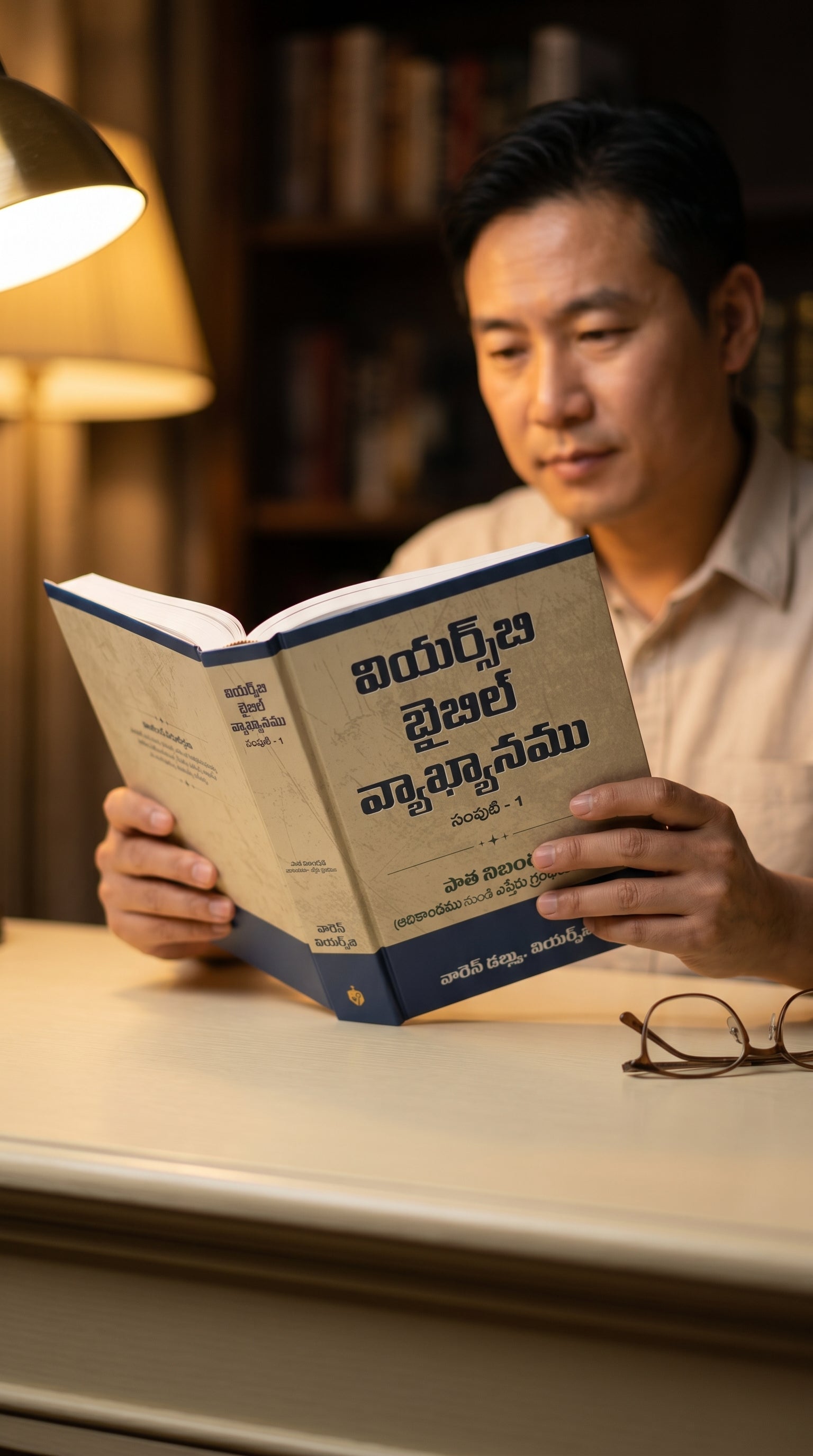 Studio photo of Wiersbe Bible Commentary (Telugu) Vol. 1 in lifestyle