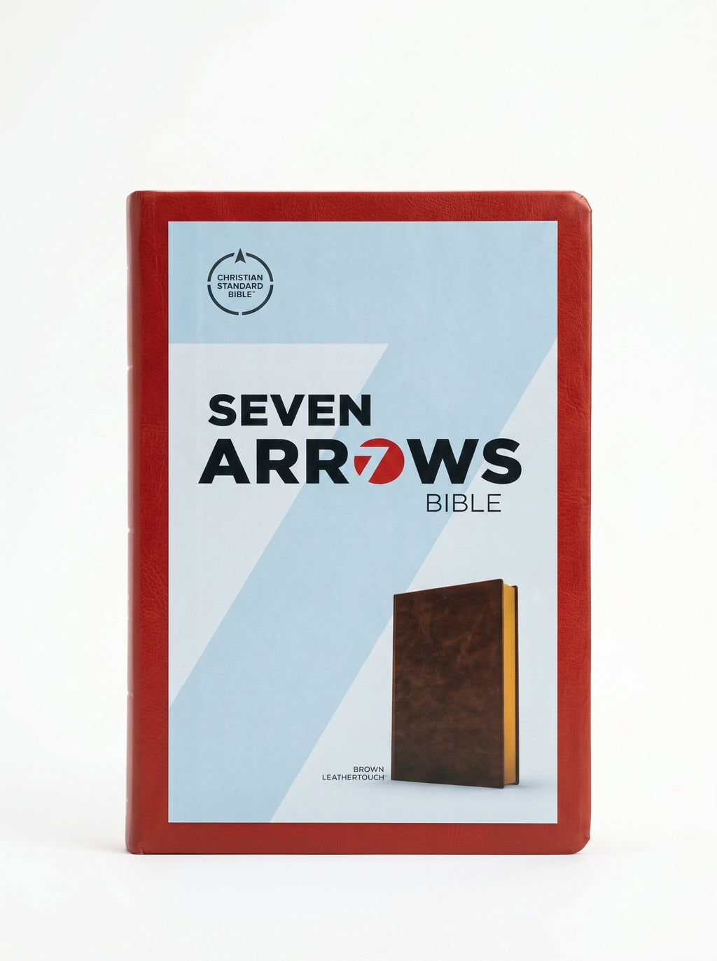 Studio photo of CSB Seven Arrows Bible - Brown Leathertouch in hero