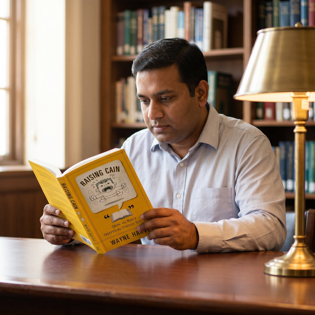 Studio photo of Raising Cain: How the Bible Shapes the Things You Say in lifestyle