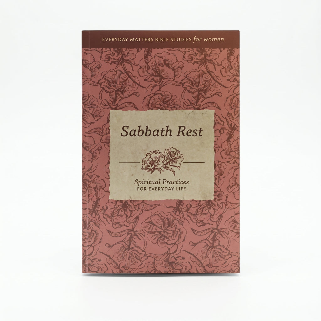 Studio photo of Sabbath Rest: Spiritual Practices for Everyday Life (Everyday Matters Bible Studies for Women) in hero