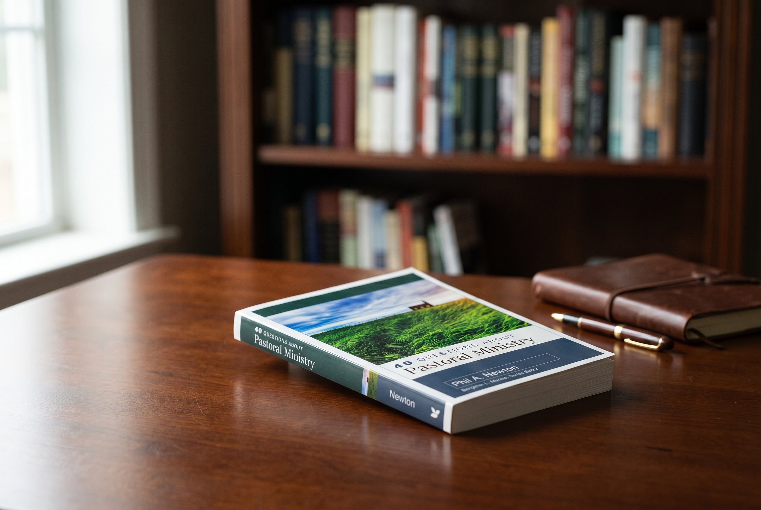 Studio photo of 40 Questions About Pastoral Ministry in lifestyle