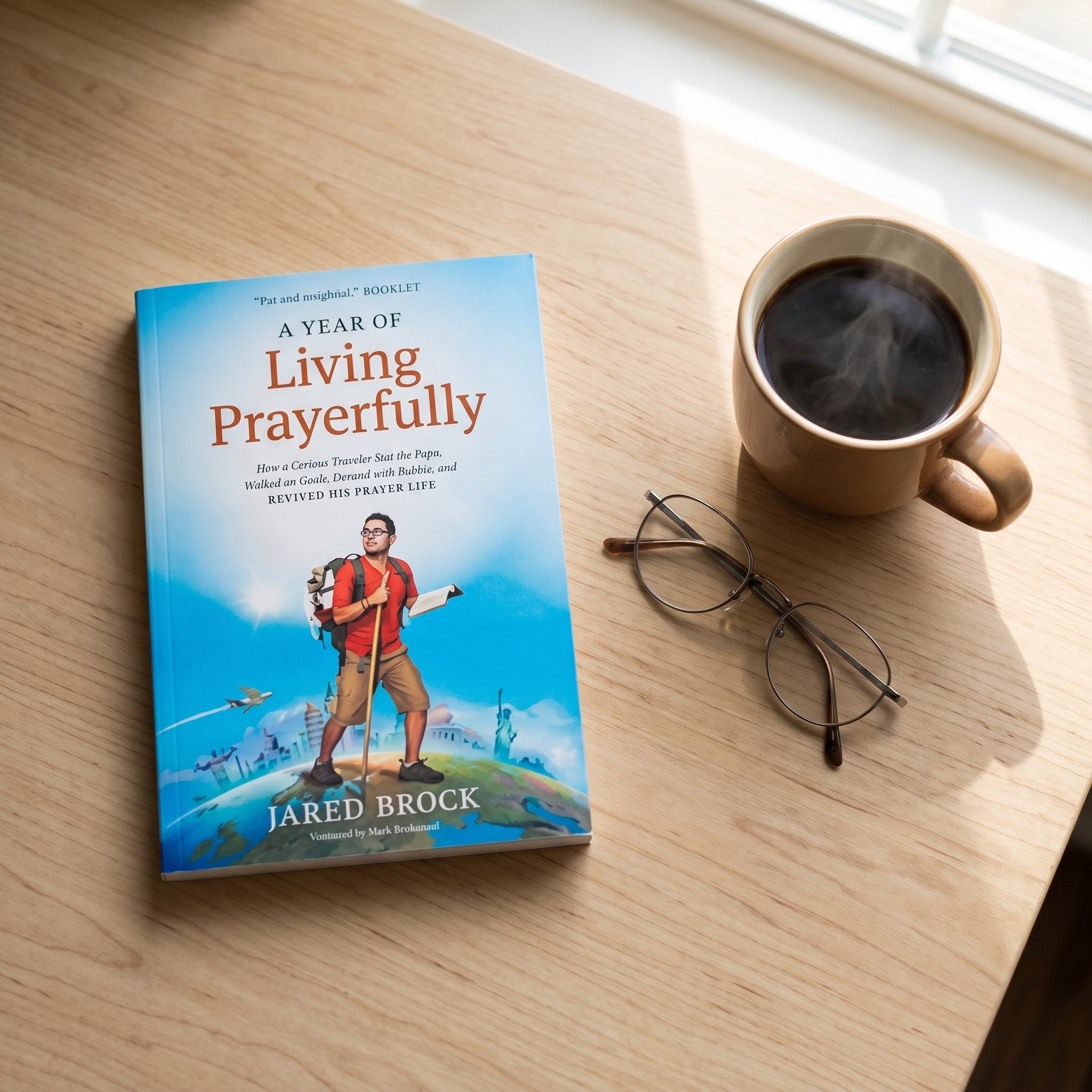 Studio photo of A Year of Living Prayerfully: How A Curious Traveler Met the Pope, Walked on Coals, Danced with Rabbis, and Revived His Prayer Life in lifestyle