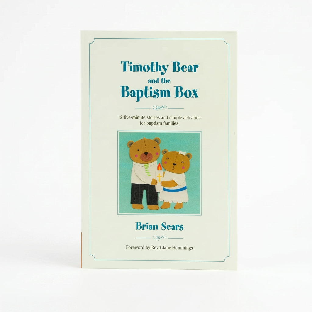 Studio photo of Timothy Bear and the Baptism Box: 12 Five-minute Stories and Simple Activities for Baptism Families in hero