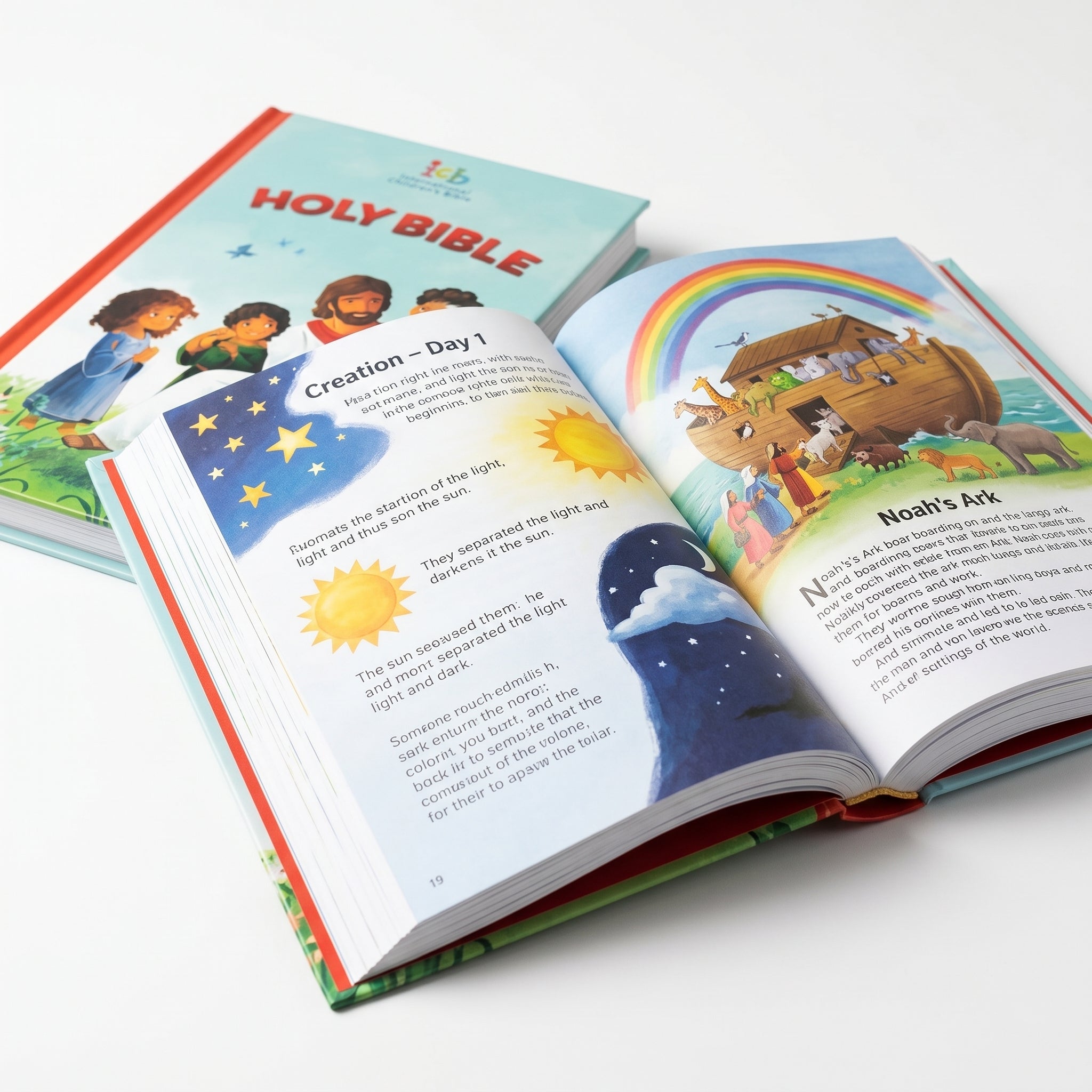 Studio photo of ICB, Holy Bible, Hardcover: International Children's Bible in detail