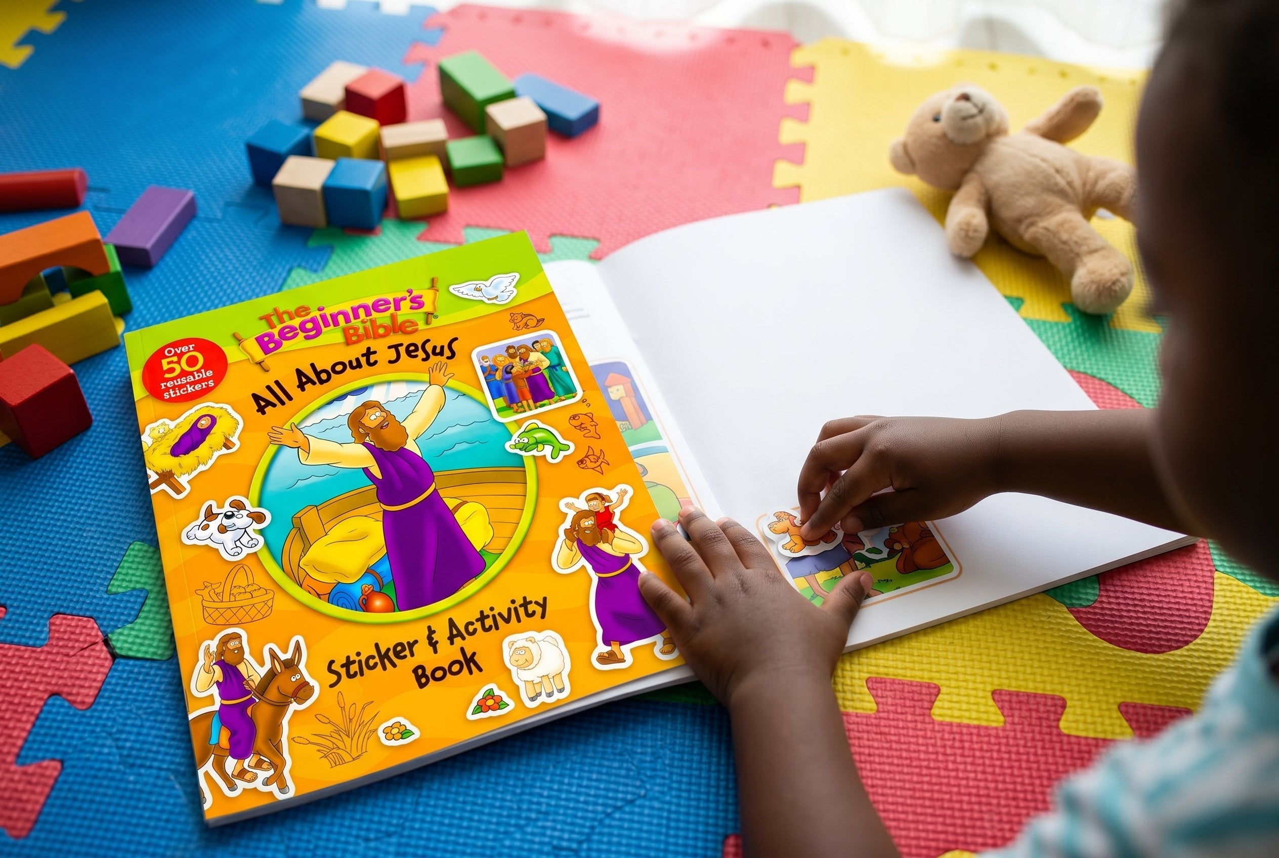 Studio photo of The Beginner's Bible in lifestyle