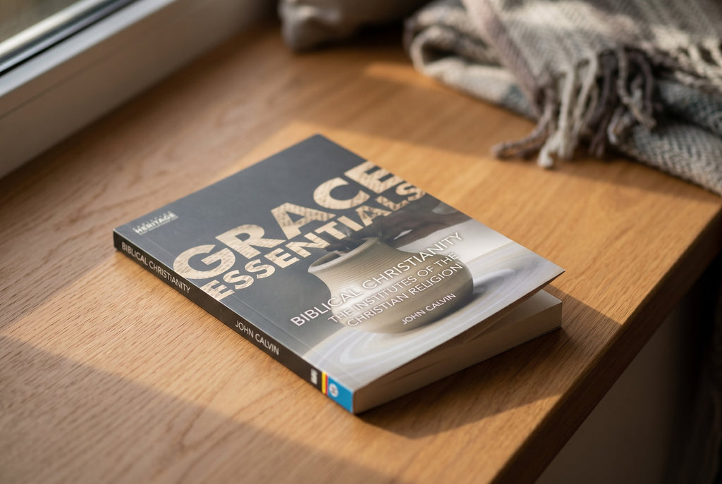 Studio photo of Biblical Christianity: The Institutes of the Christian Religion (Grace Essentials) in detail