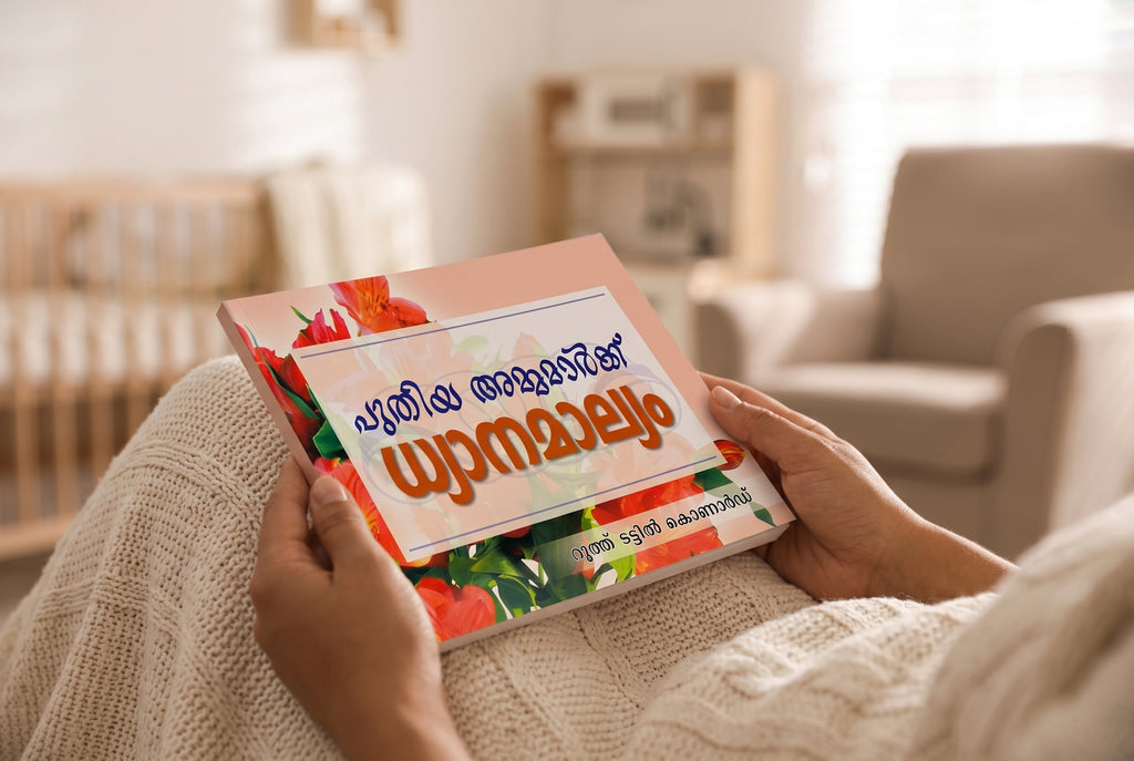 Studio photo of Devotions for New Moms (Malayalam) in lifestyle