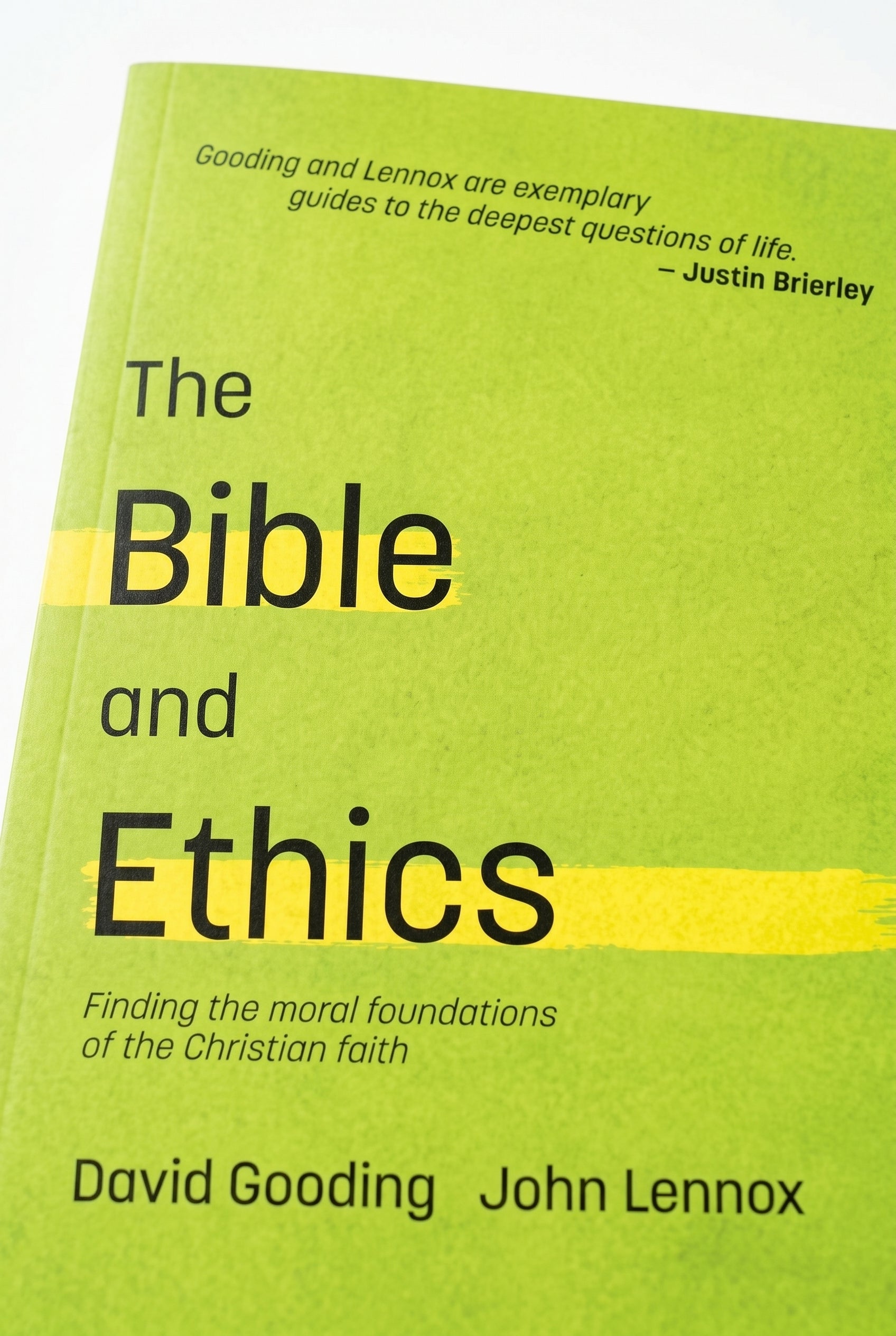 Studio photo of The Bible and Ethics: Finding the Moral Foundations of the Christian Faith in detail