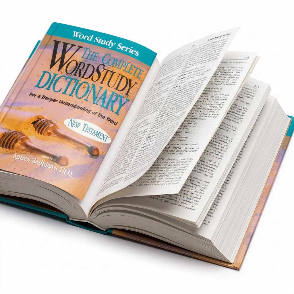 Studio photo of The Complete Word Study Dictionary: New Testament in detail