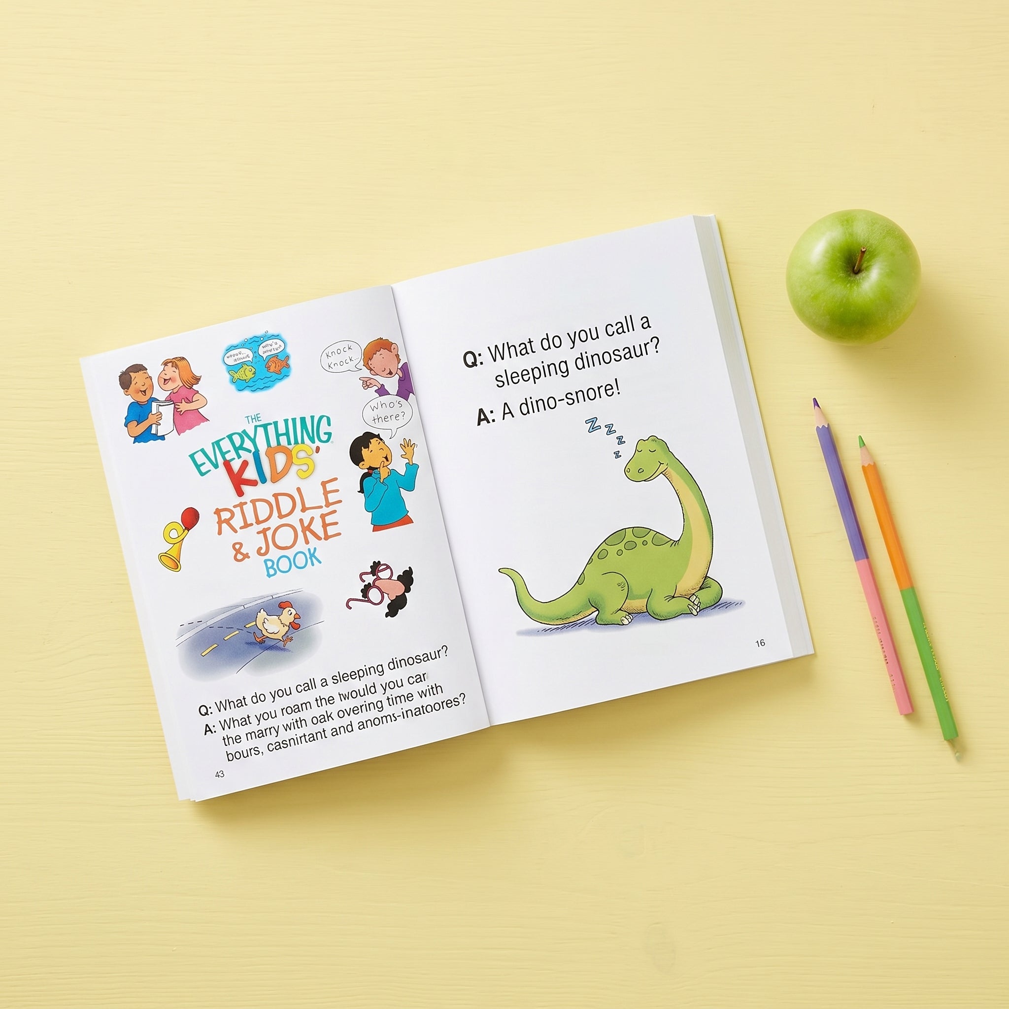 Studio photo of The Everything Kids' Riddle & Joke Book in lifestyle
