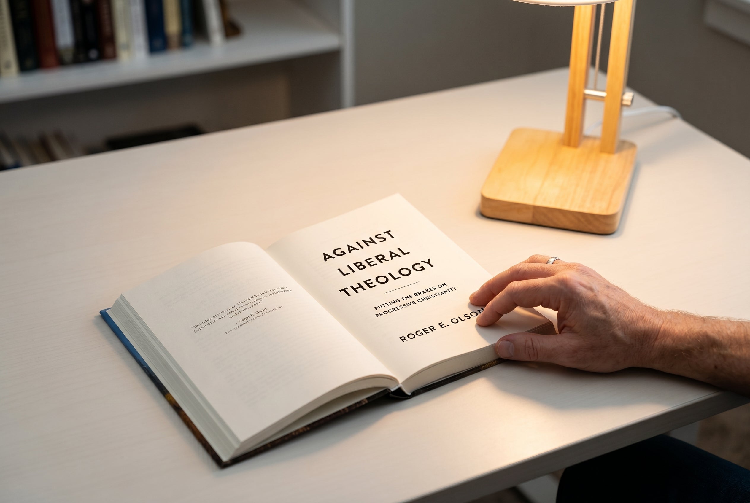 Studio photo of Against Liberal Theology in lifestyle